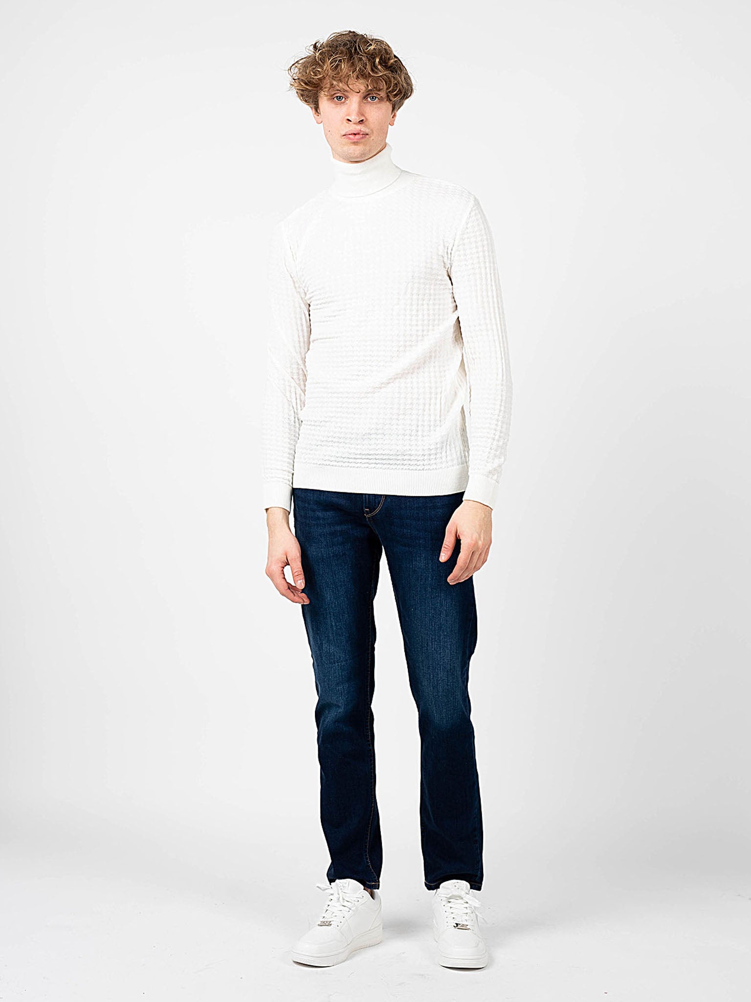Xagon Man Pullover Herr stickade tröjor – bild 2