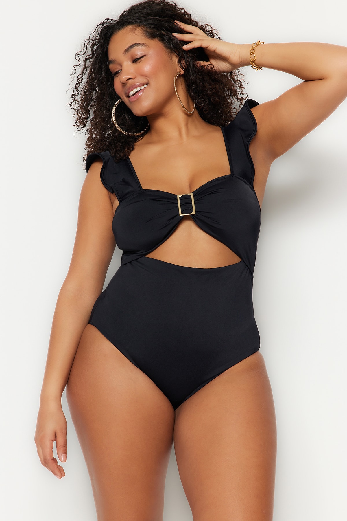 Trendyol Curve Trendyol Kvinnors Plus Size Baddräkt dam – bild 2