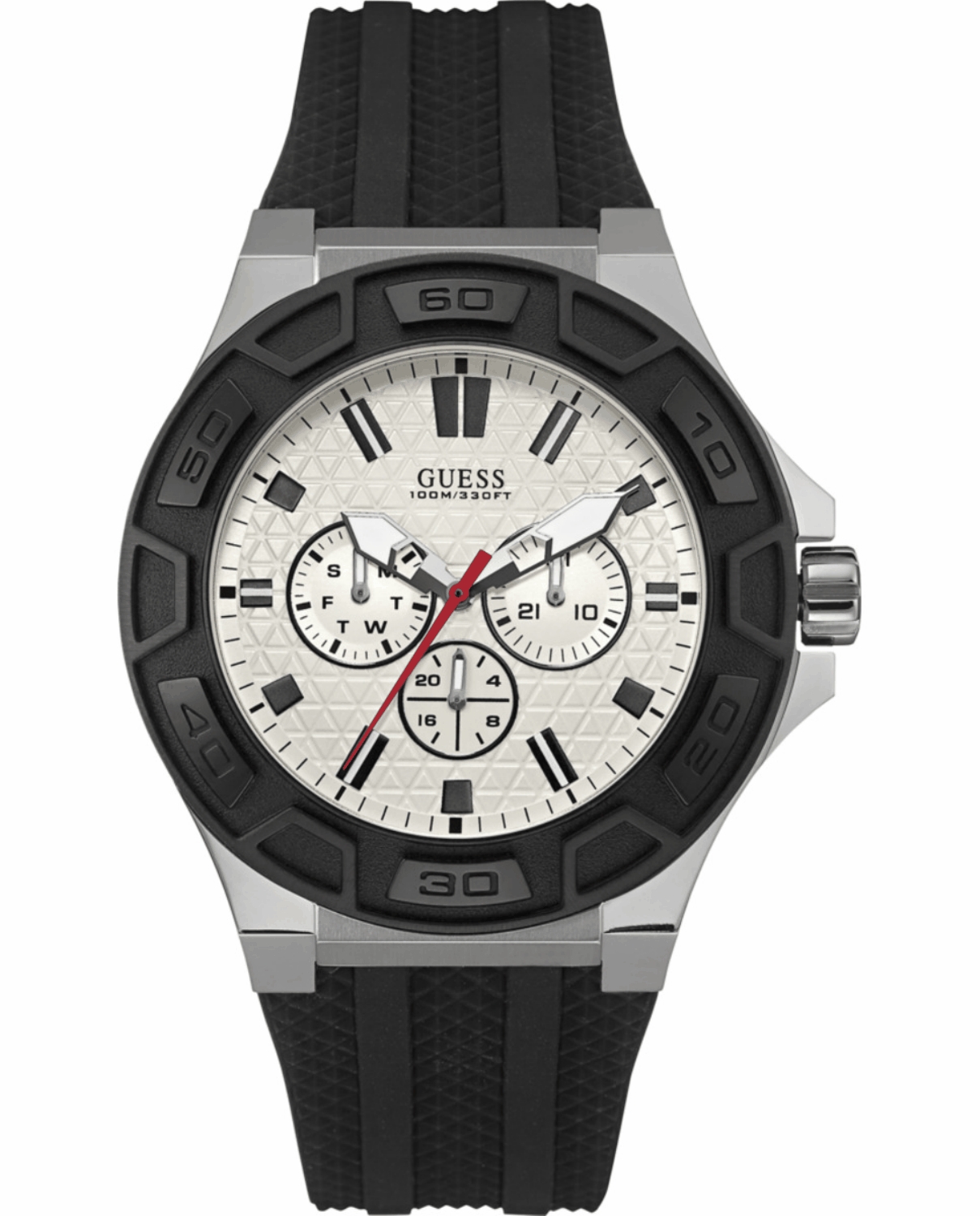 Thumbnail - Guess Herrenuhr Quartz Silber Schwarz
