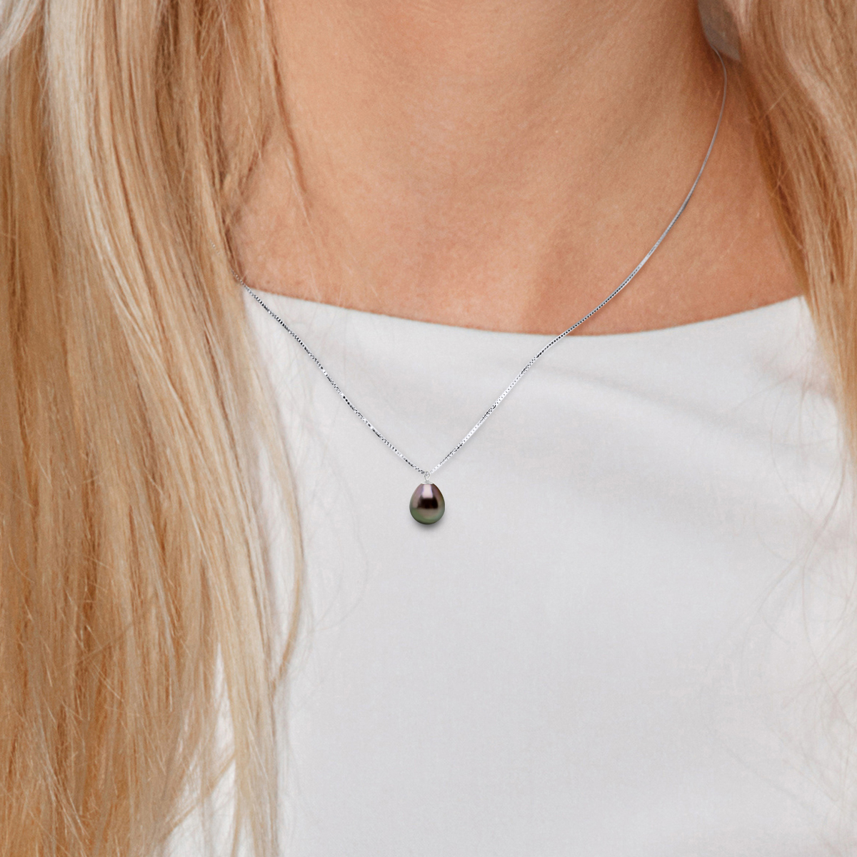 Diadema Halsband Tahitipärla i vitguld dam – bild 2