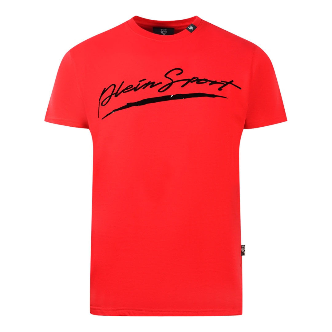 Thumbnail - Plein Sport Markenzeichen Logo Rot T-Shirt
