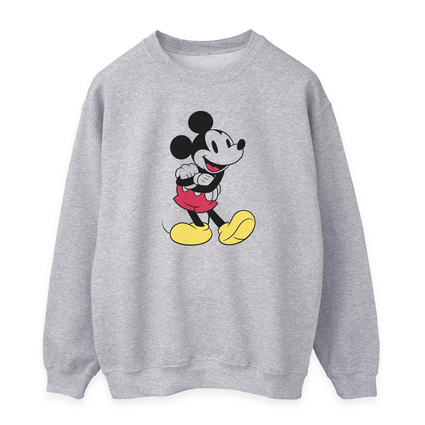 Thumbnail - Disney Klassisches Micky Maus-Sweatshirt für Damen/Damen (Grau)