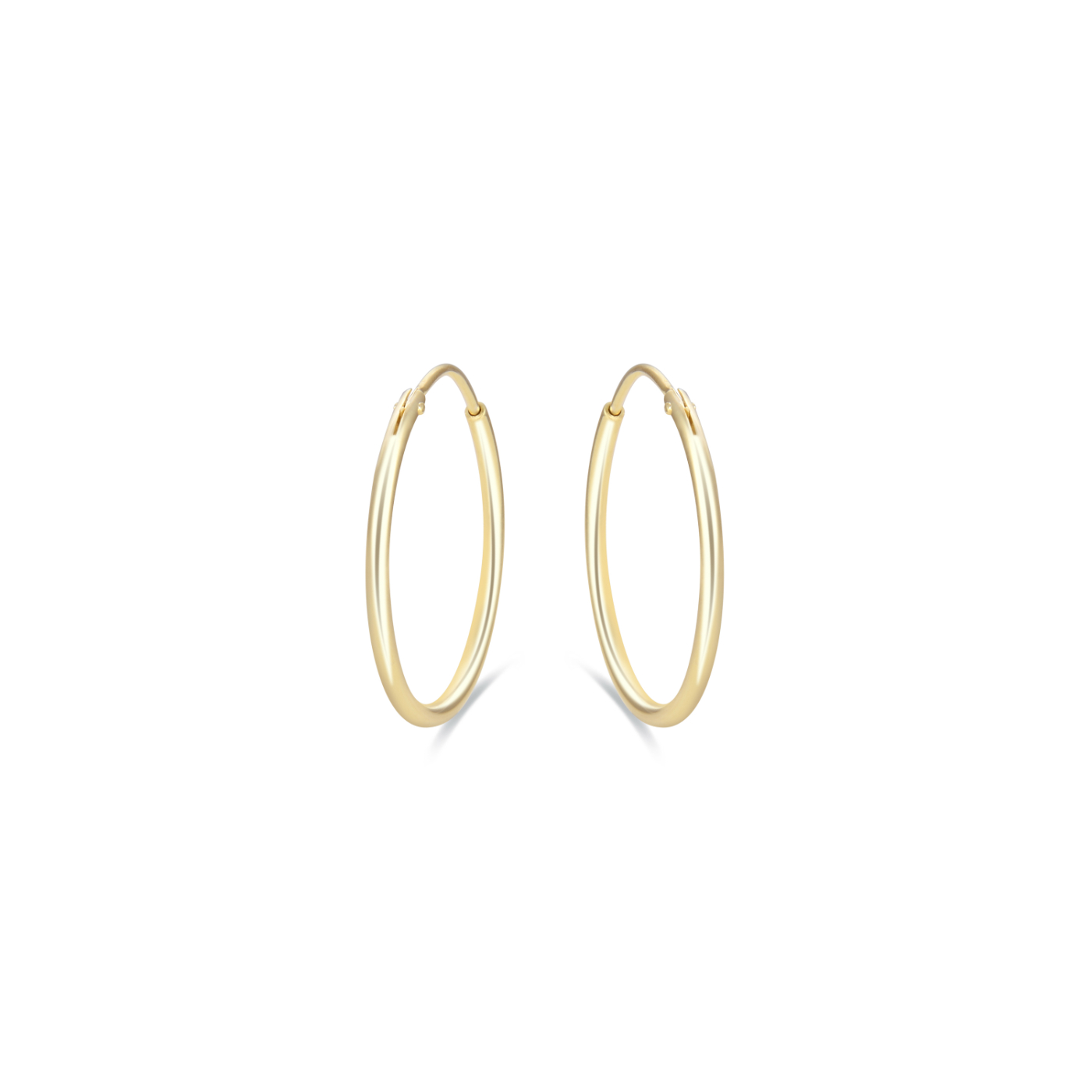 Luxenter essential hoop-örhängen i 925 sterling silver med 18k roséguldplätering dam – bild 2