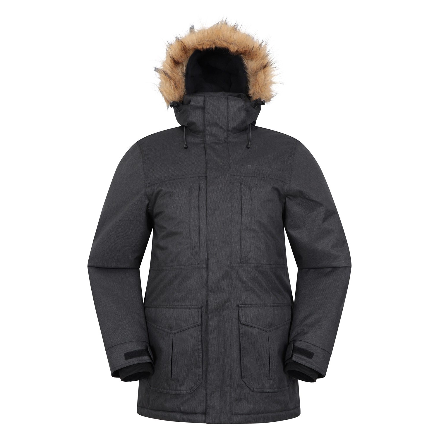 Thumbnail - Mountain Warehouse Herren Gorge II Lange Jacke (Schwarz)