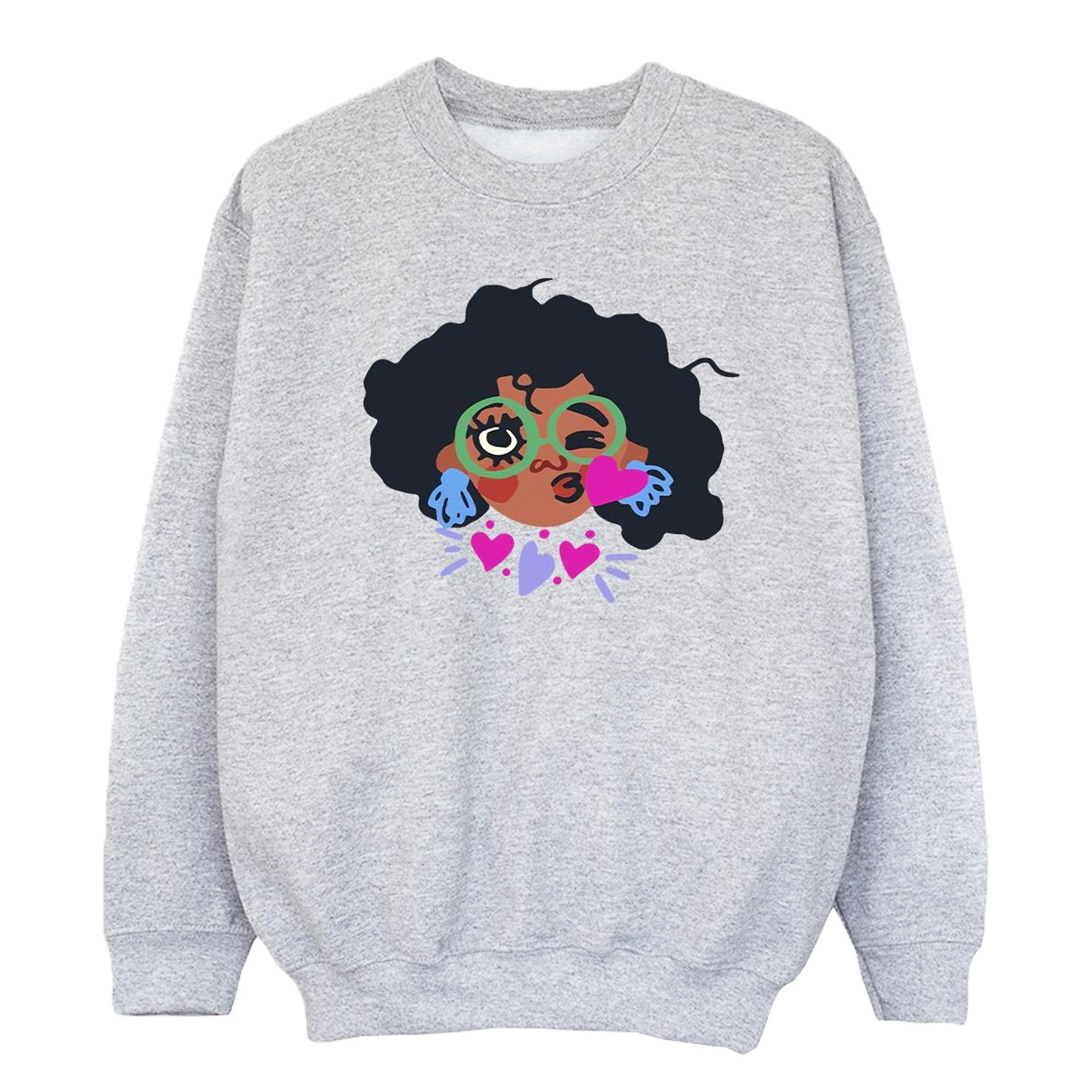 Thumbnail - Disney - "Encanto" Sweatshirt für Mädchen (Grau)