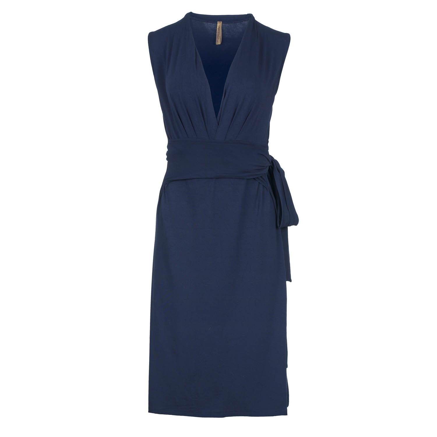 Thumbnail - Ärmelloses Empire-Linienkleid in Navy