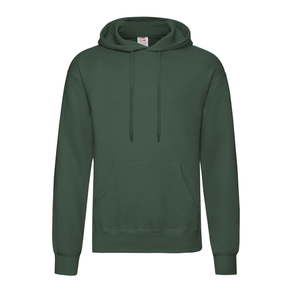 Fruit of the Loom - Kapuzenpullover Leicht für Herren/Damen Unisex (Flaschengrün)