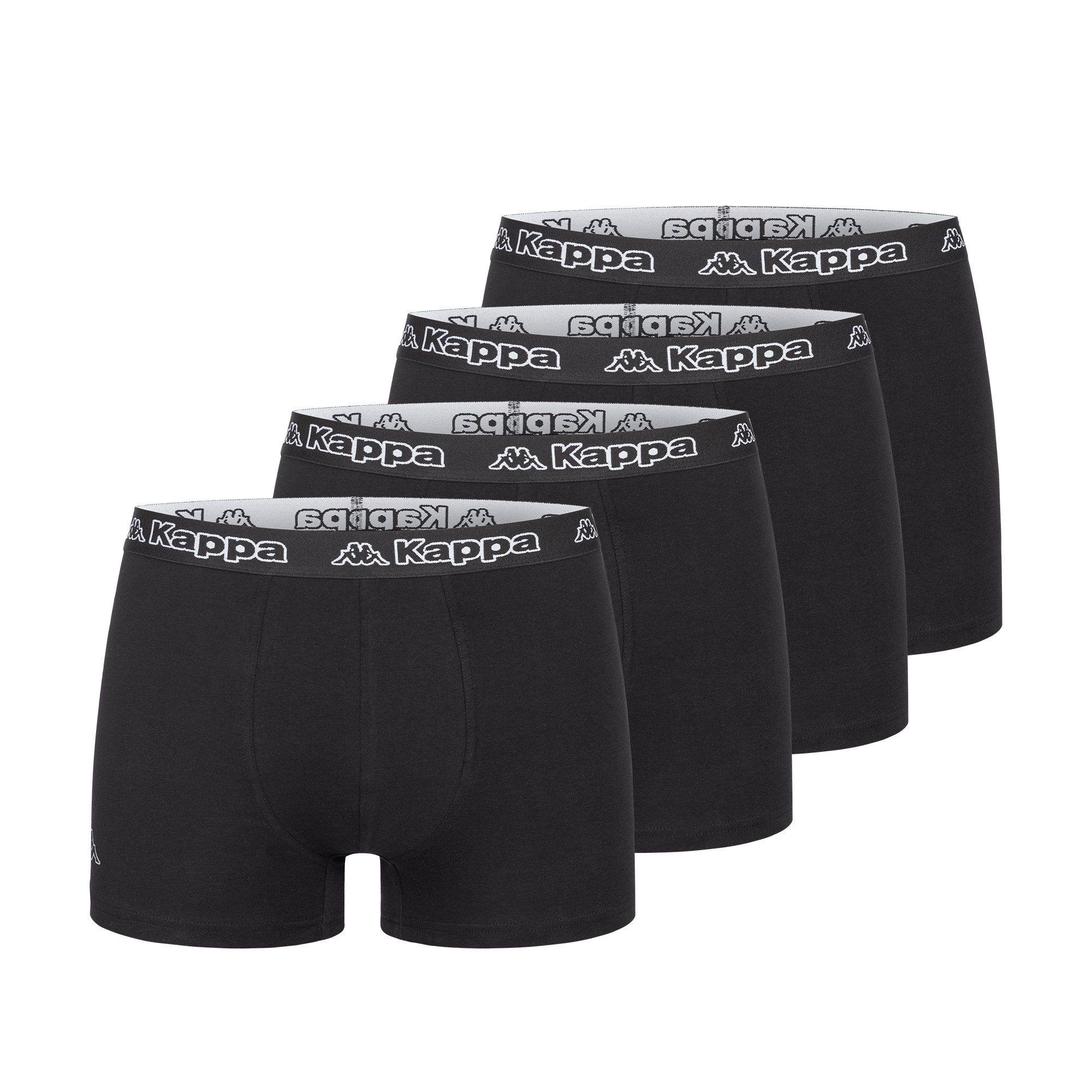 Thumbnail - Kappa 4er Set Boxershorts in Schwarz