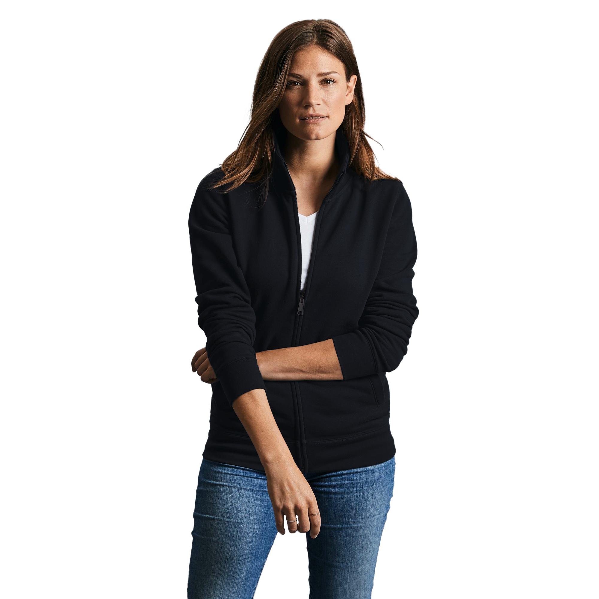 Russell Athletic Russell Womens/Ladies Authentic Sweat Jacket (Black) jackor dam – bild 2