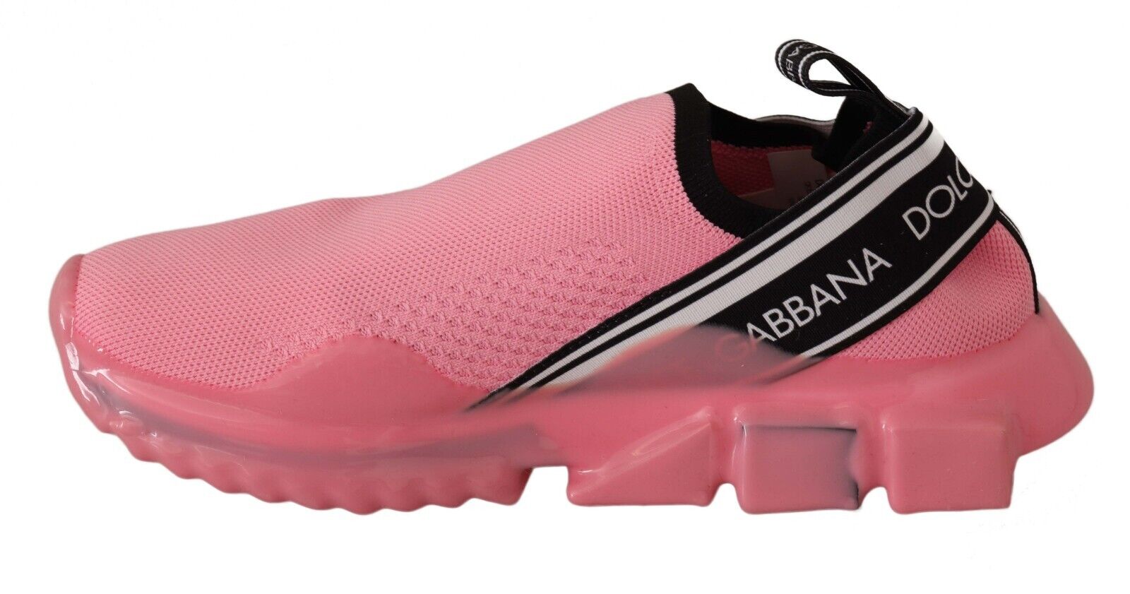 Dolce&Gabbana Damers Rosa Slip-On Casual Låg Top Sorrento Sneakers Skor – bild 2