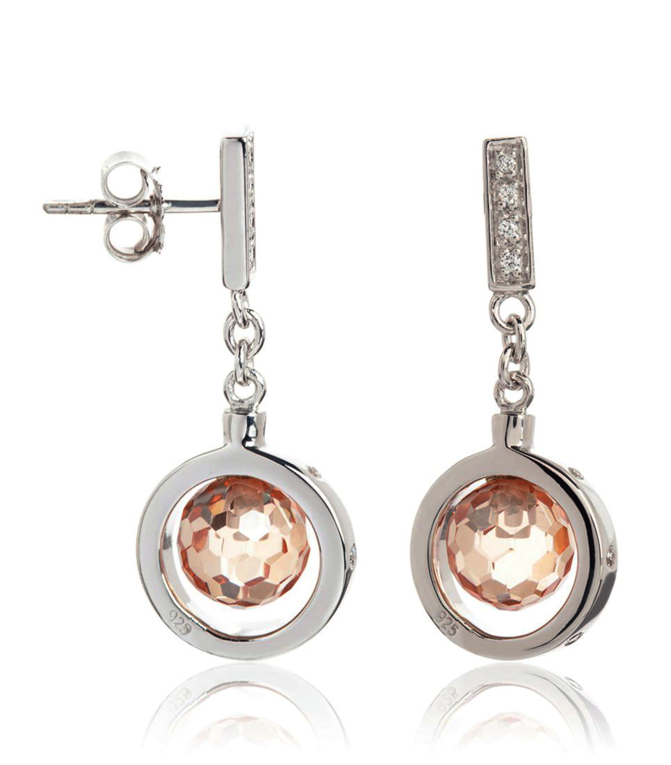 Orphelia Womens 925 Sterling Silver Drop Earrings - Zo-5904 - One Size