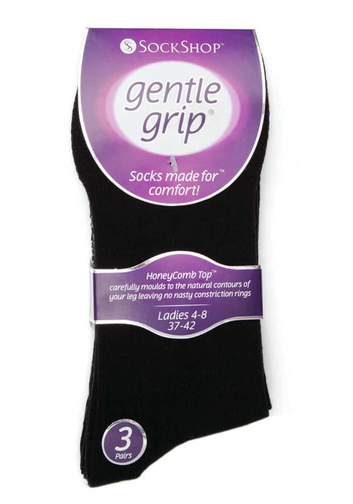 Gentle Grip 6 par icke elastiska Gentle Grip-strumpor för damer GG67 – bild 2