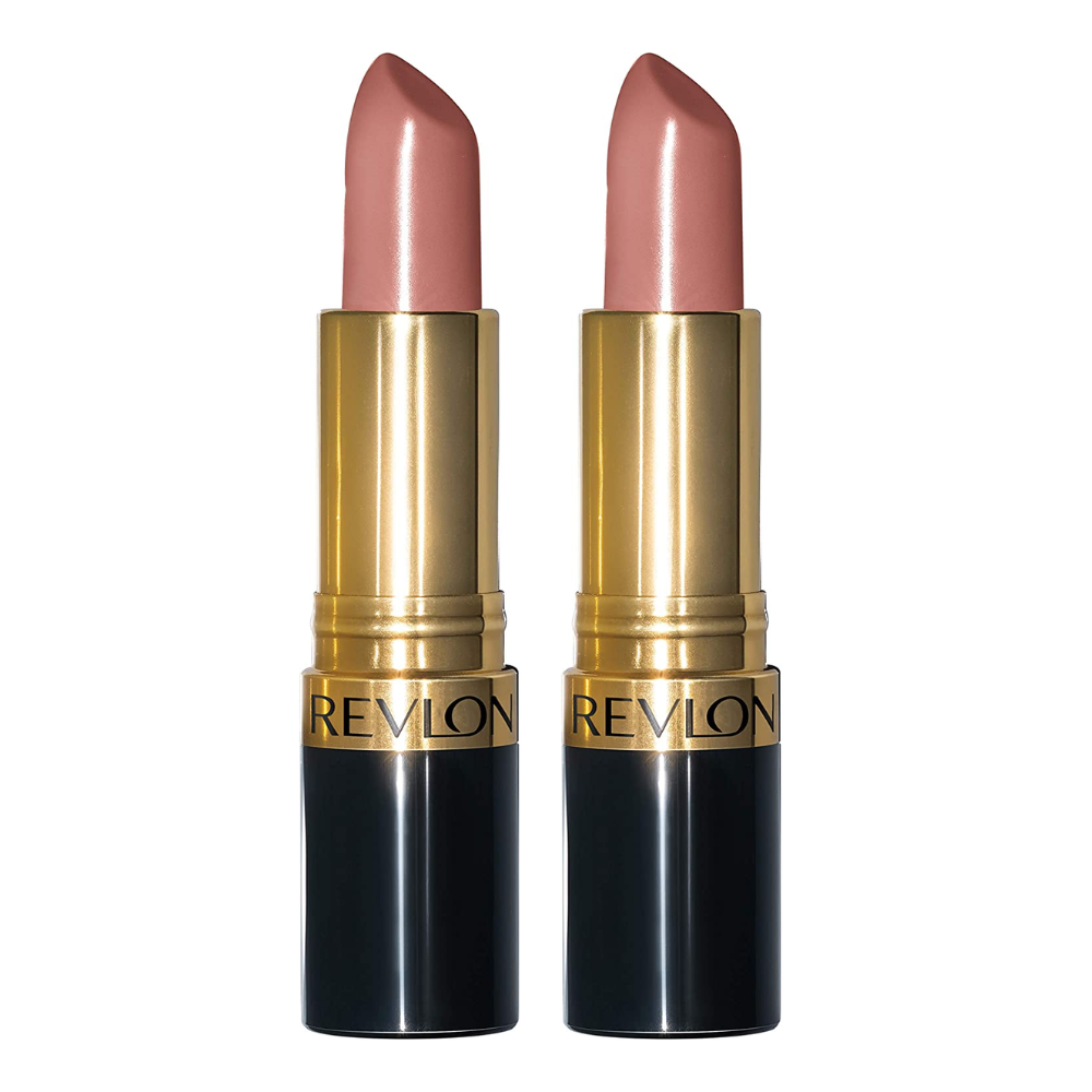 Revlon Womens 2 x Super Lustrous Lipstick 4.2g - 637 Blushing Nude - NA - One Size