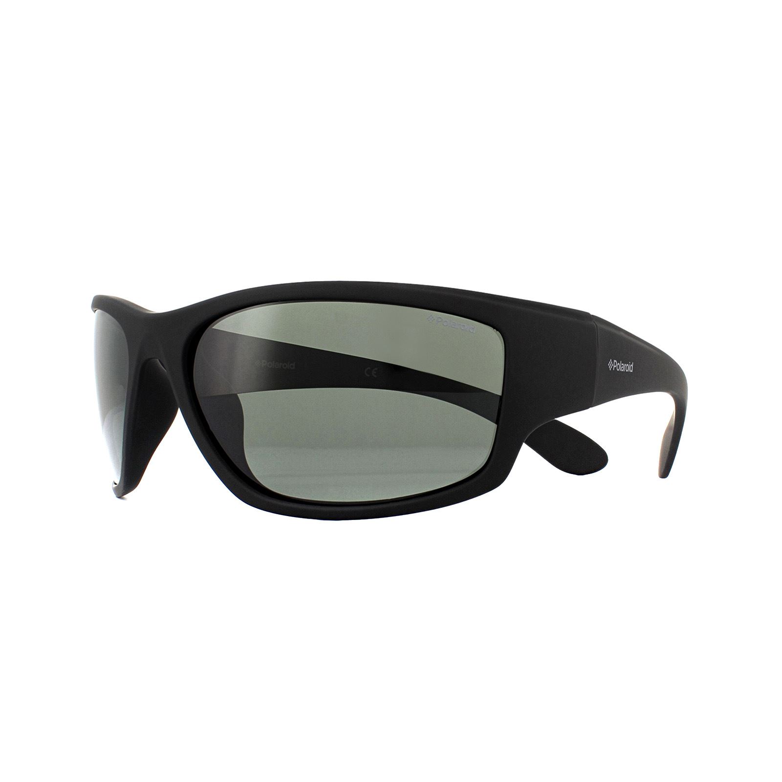 Wrap Mens Rubber Black Grey Polarized Solglasögon 2