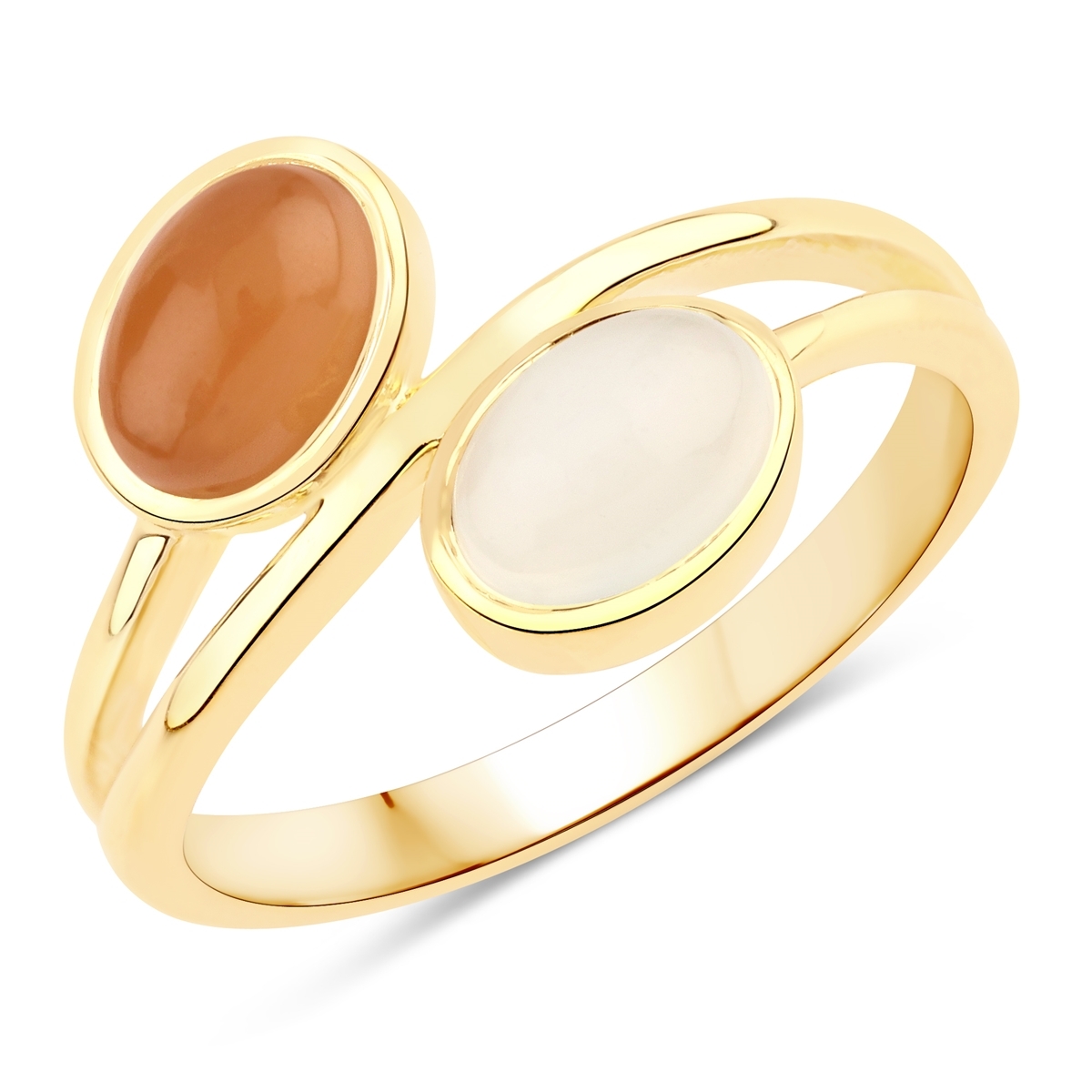 Rafaela Donata Womens Khushi Female Sterling Silver Ring - Gold - Size N