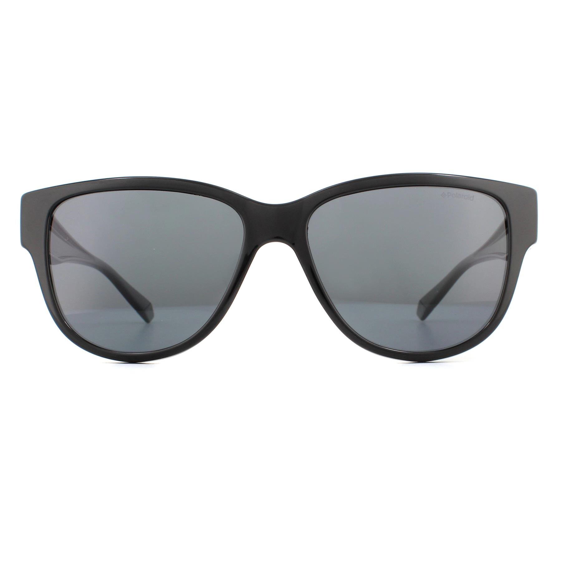 Thumbnail - Polaroid Suncovers Square Unisex Schwarz Grau Polarisierte Sonnenbrille