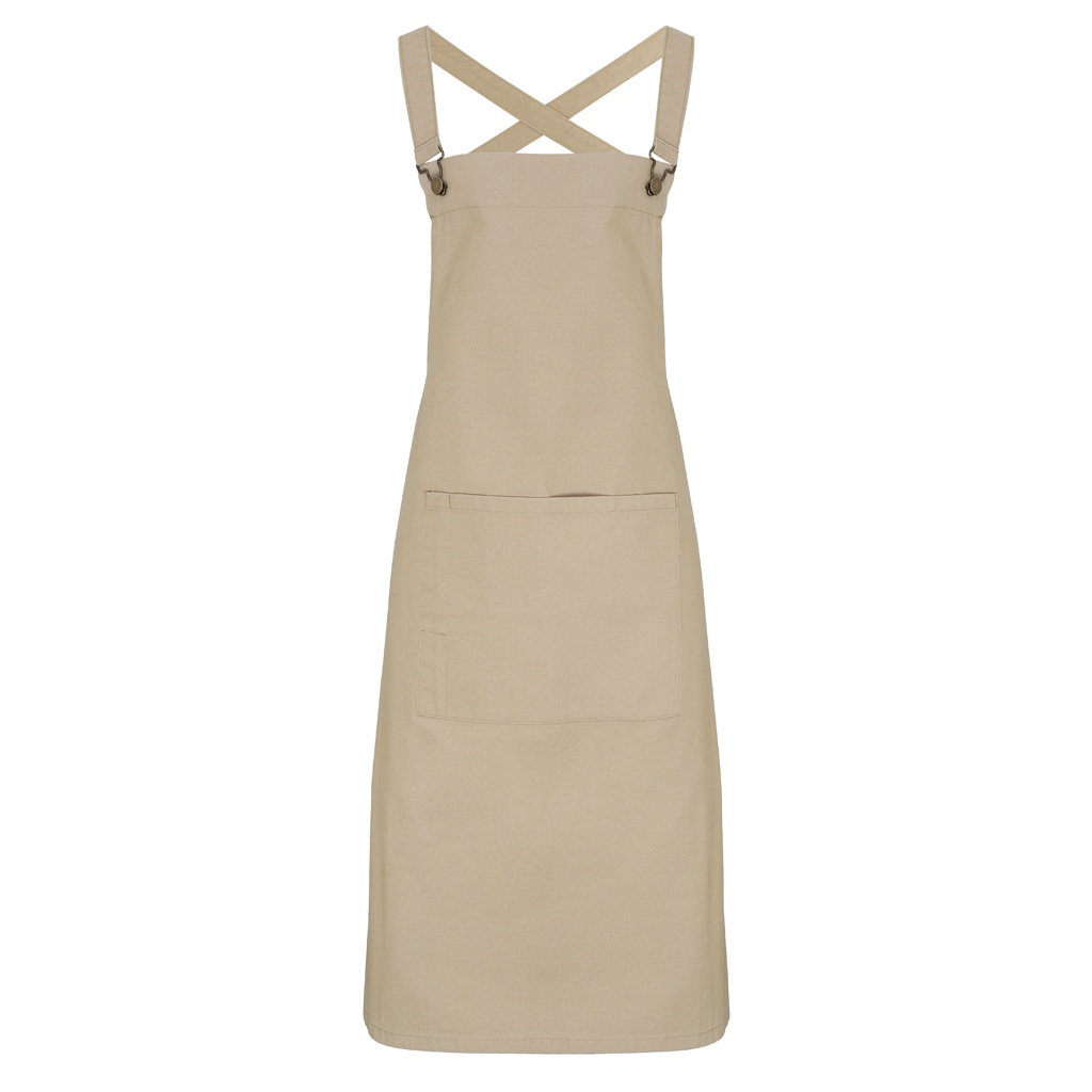 Thumbnail - Premier Cross Back Barista Latzschürze (Khaki)