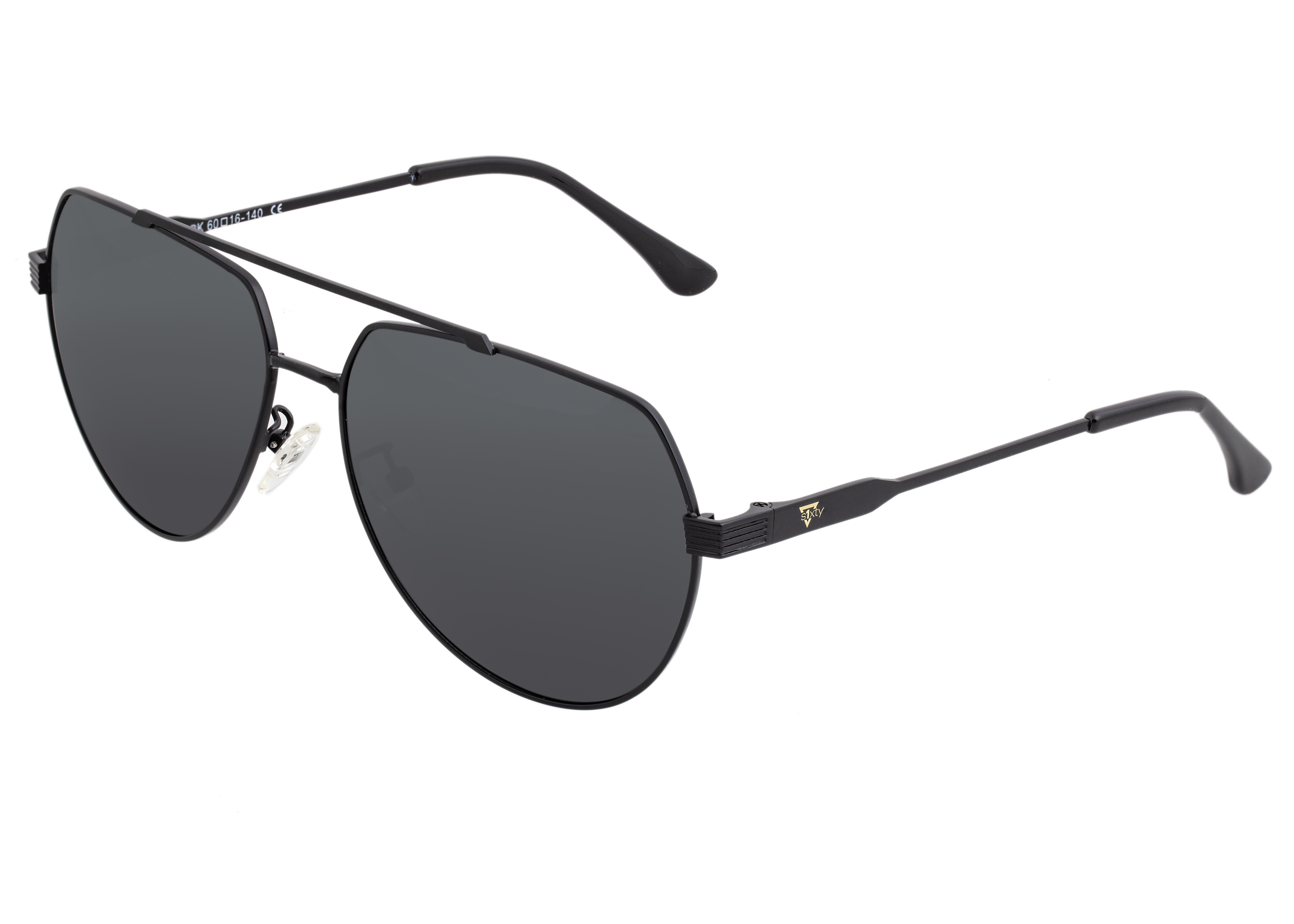 Sixty One Unisex Costa Polarized Sunglasses - Black Stainless Steel - One Size