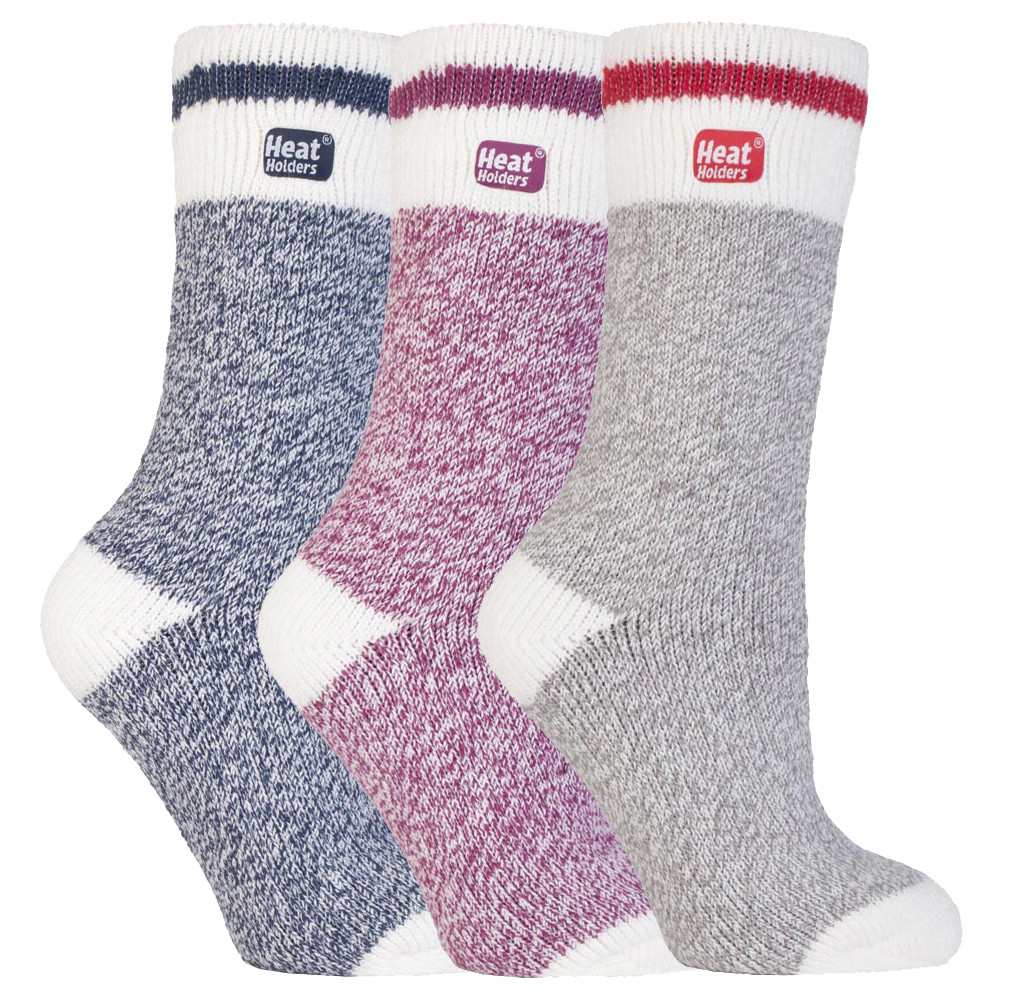 Thumbnail - HEAT HOLDERS - 3er Pack Multipack Damen Isolierte Thermosocken für den Winter - Barcelona