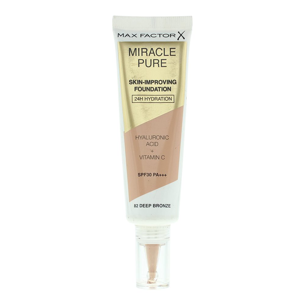 Thumbnail - Miracle Pure Fond De Teint Améliorant La Peau Hydratation 24h Spf30 #82-bronze Profond 30 ml