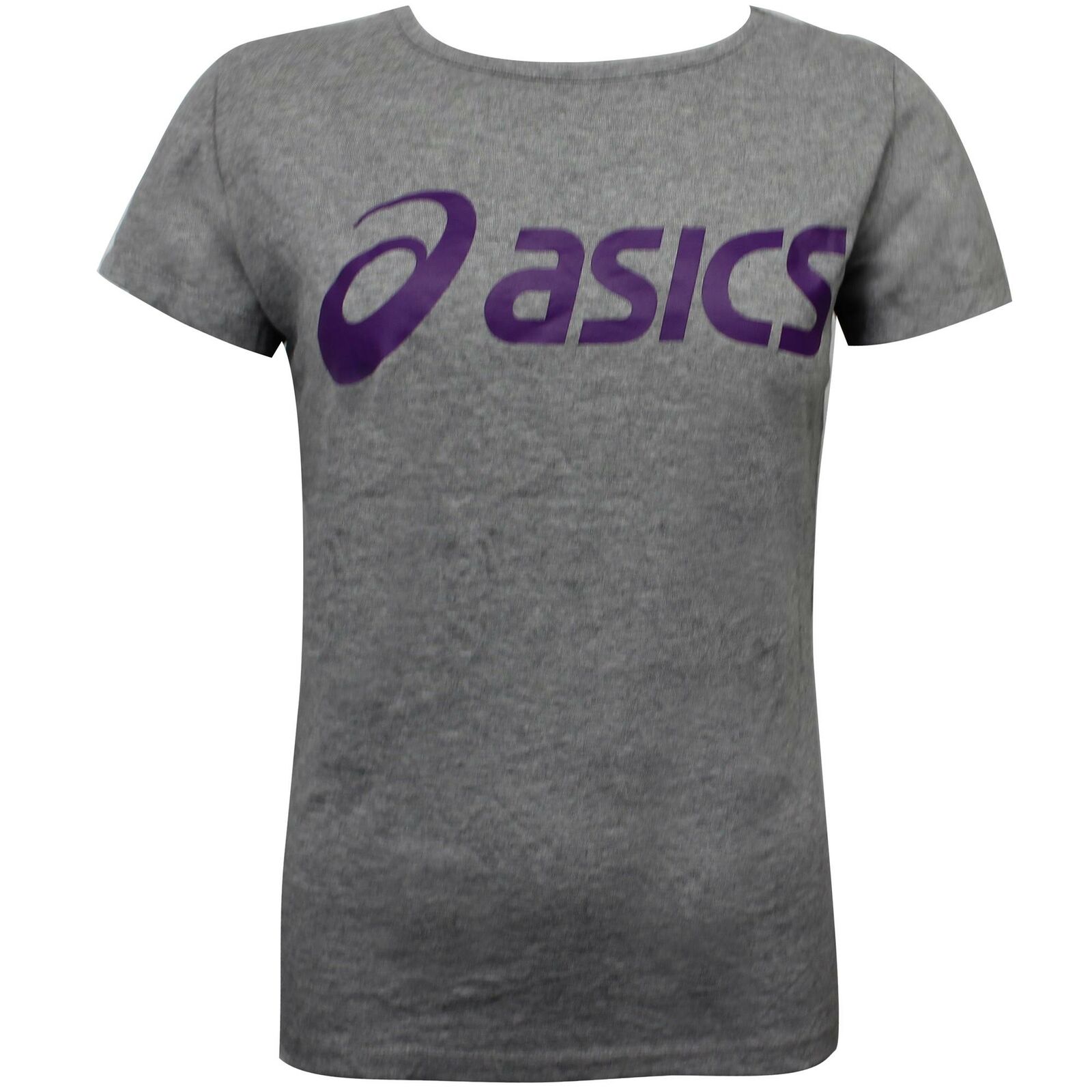 Thumbnail - Asics Logo Womens Grey T-Shirt