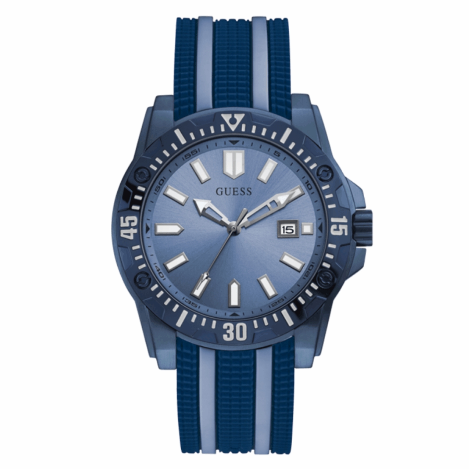 Thumbnail - Guess Herrenuhr Quartz Blau