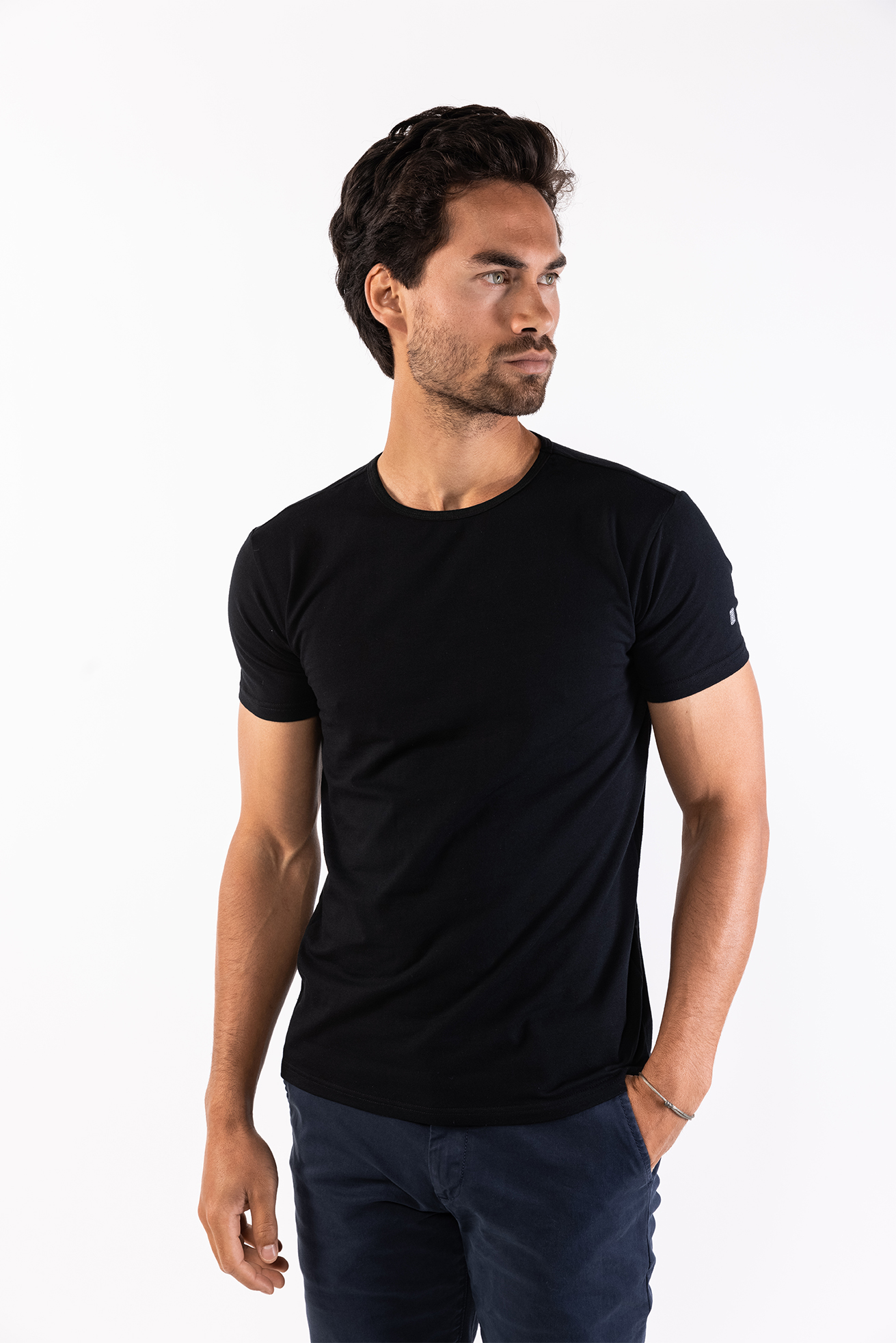 Presly & Sun Tee SS James O-Neck t-shirts - bas herr – bild 2