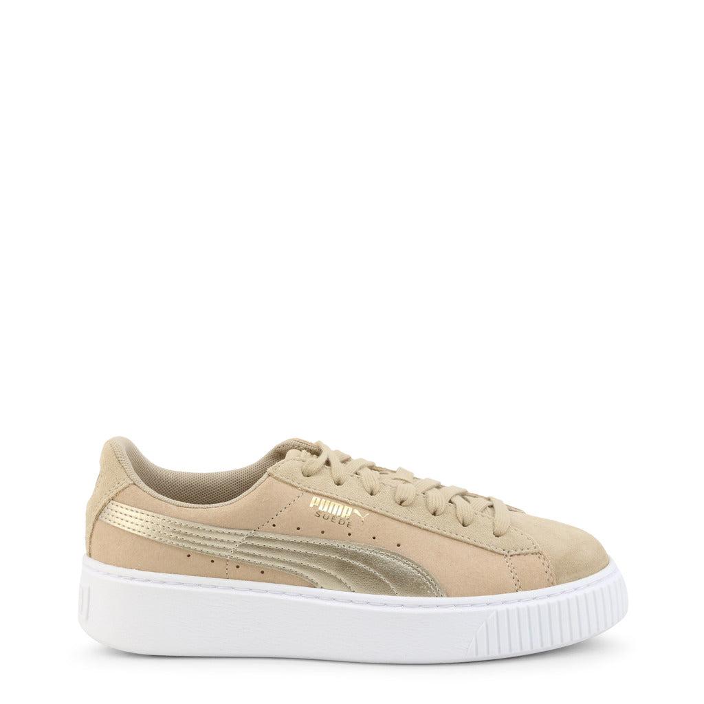 Thumbnail - Puma -Plattform Safari Beige Womens Trainer