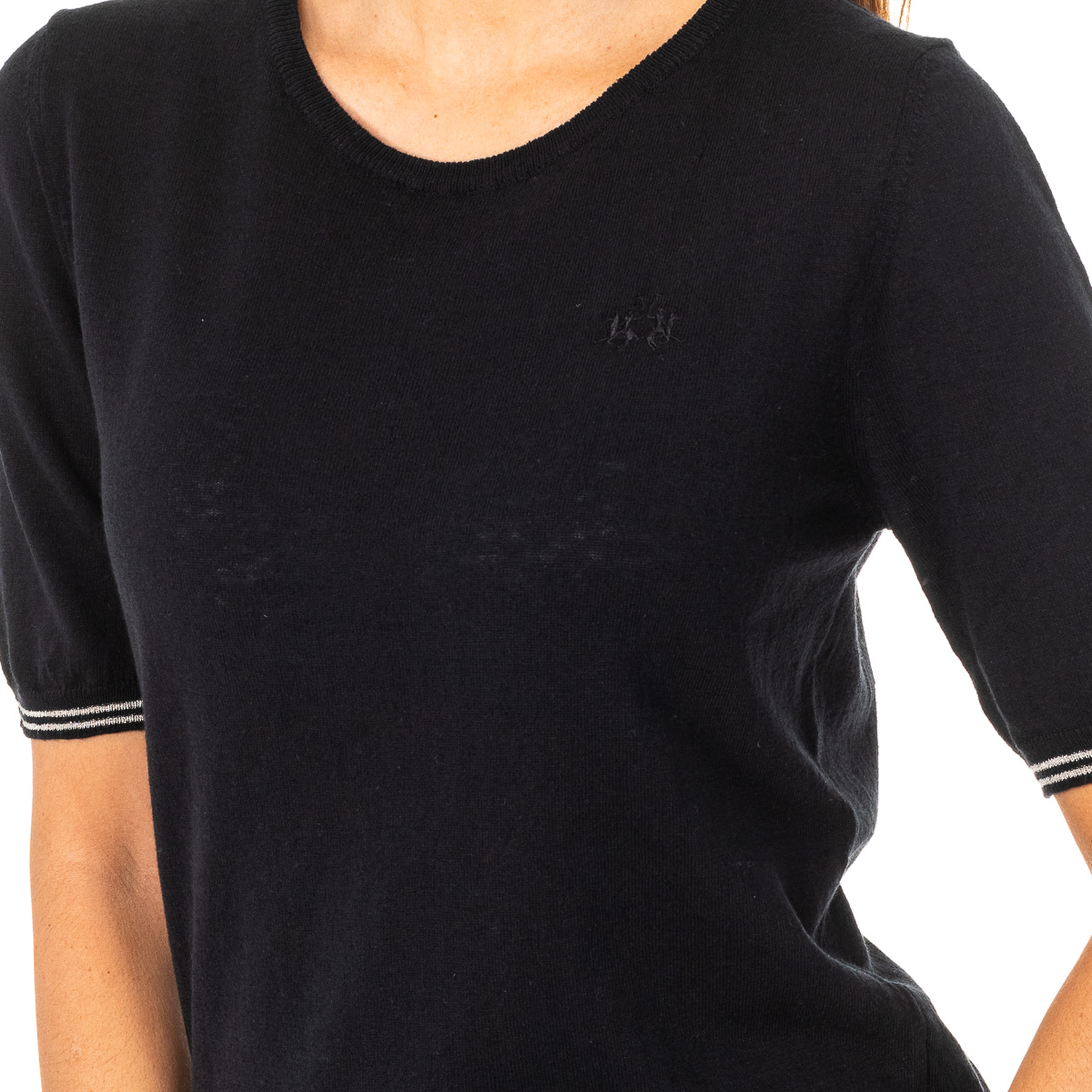 LA MARTINA Kortärmad T-shirt med rund hals för kvinnor LWS001 dam – bild 2