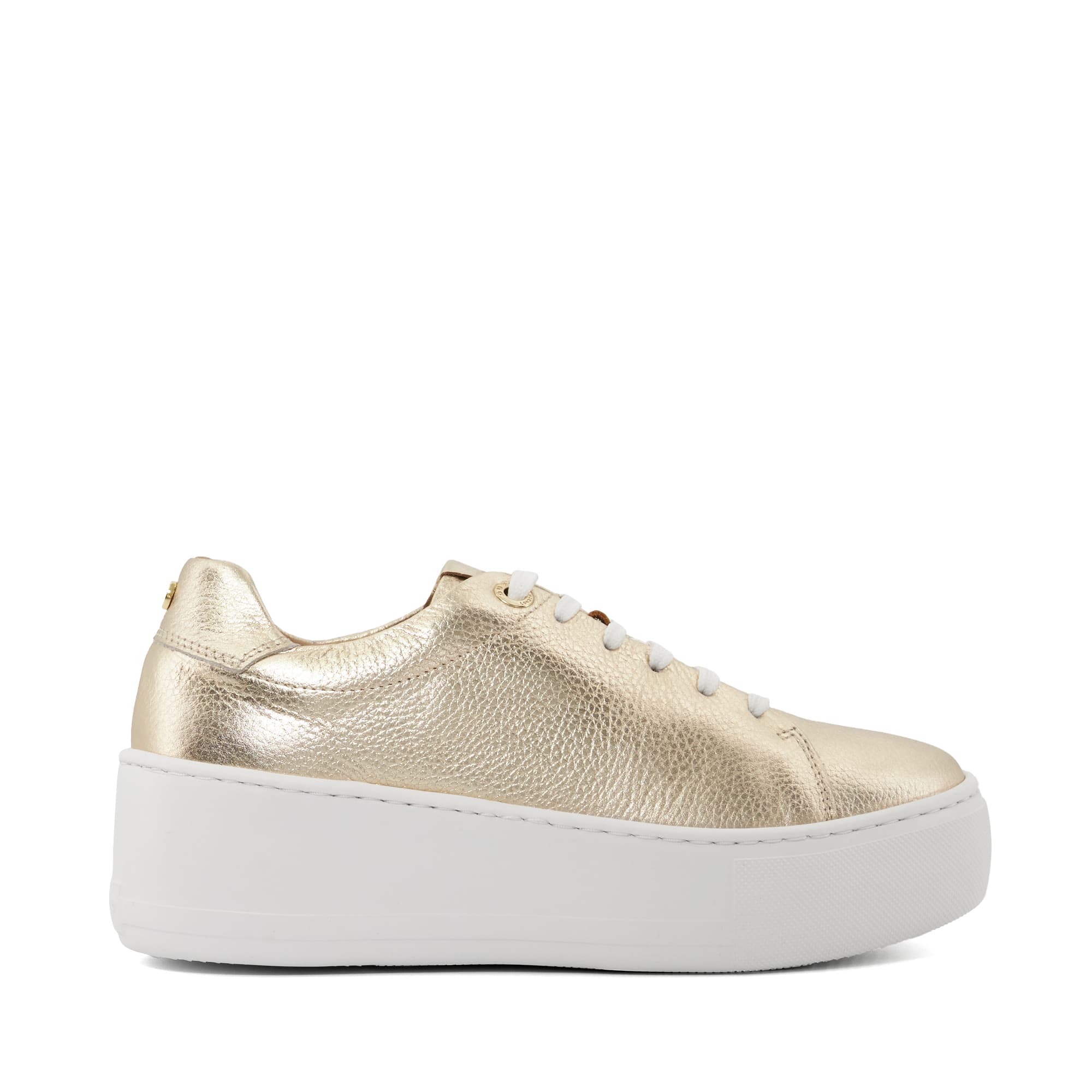 Dune Ladies ESTRID TopStitchDetail Flatform Trainers