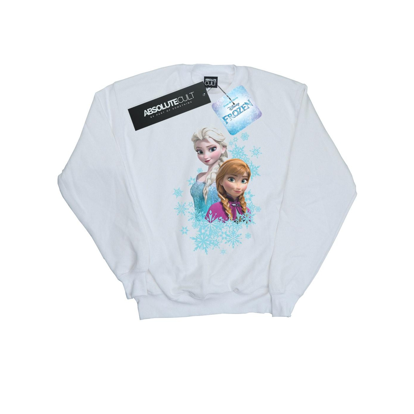 Thumbnail - Disney - "Frozen Elsa And Anna Sisters" Sweatshirt für Mädchen (Weiß)