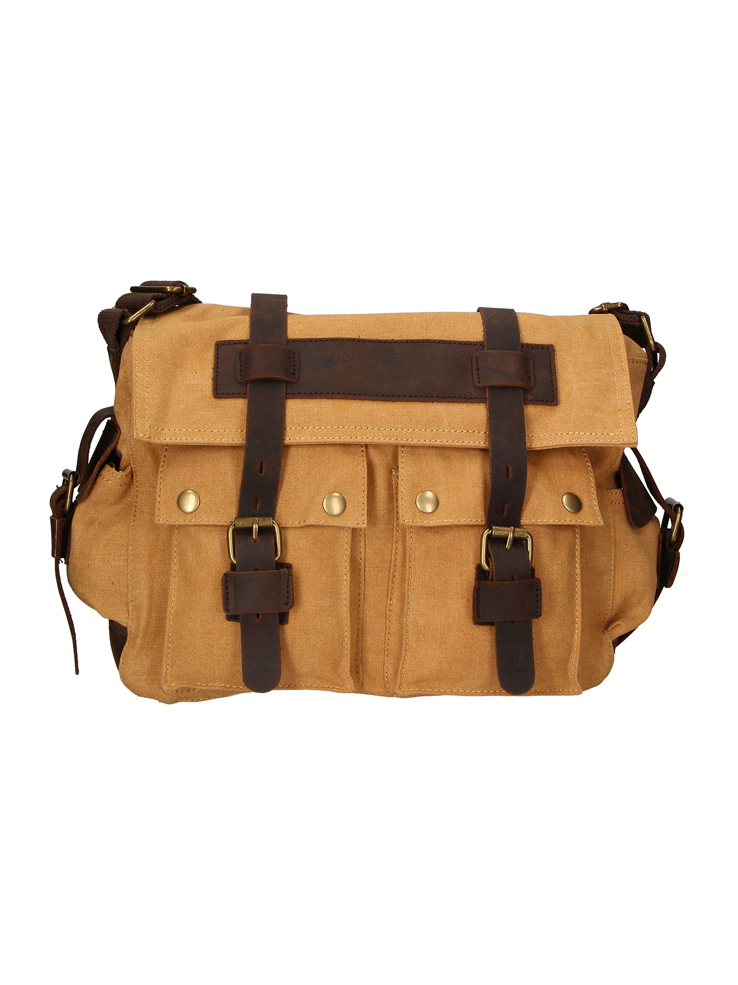 Thumbnail - Gave Lux Schultertasche unisex COGNAC