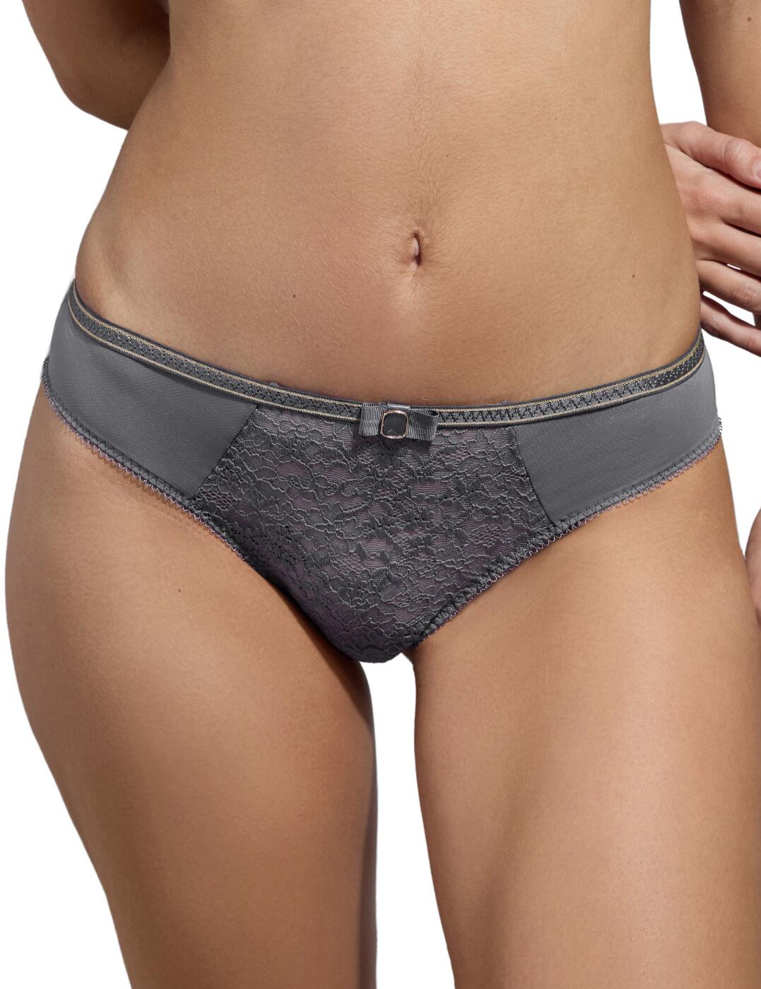 Empreinte Womens Allure Brief – Grey Cotton – Size 2XL