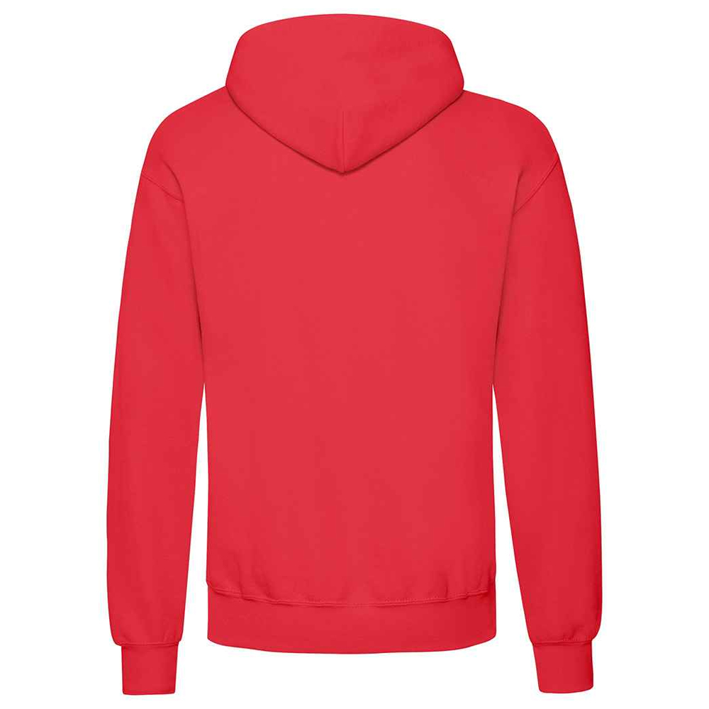 Fruit Of The Loom Unisex Classic Hoodie för vuxna (Röd) dam – bild 2