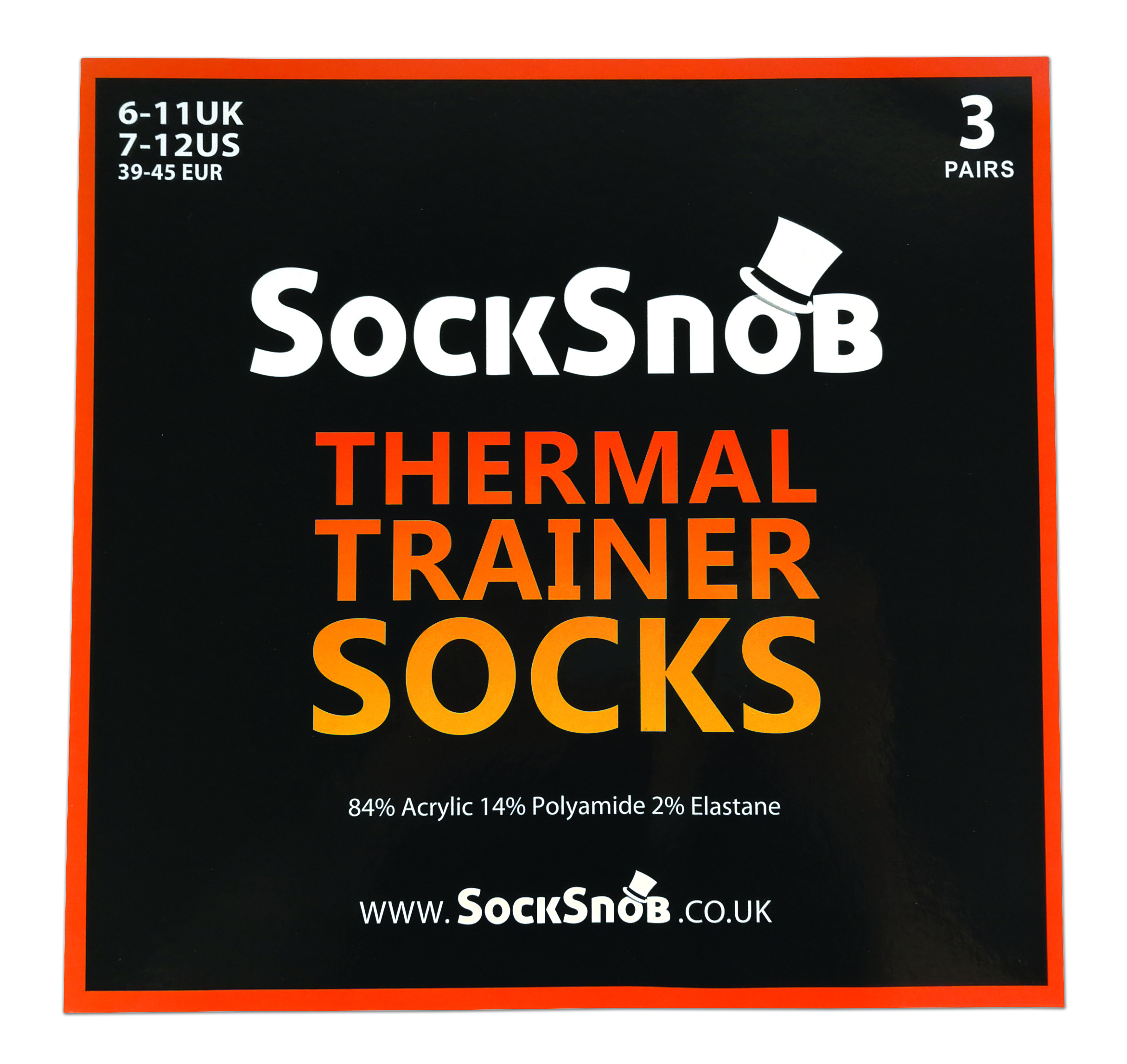 Sock Snob Thermal Low Cut Trainer Socks för herrar 12 par Multipack Osynliga vinterstrumpor för herrar – bild 2