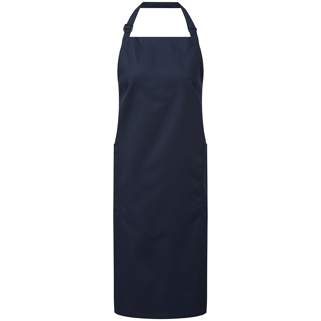 Thumbnail - Premier Bio Fairtrade-zertifizierte Schürze aus recyceltem Material (Navy)