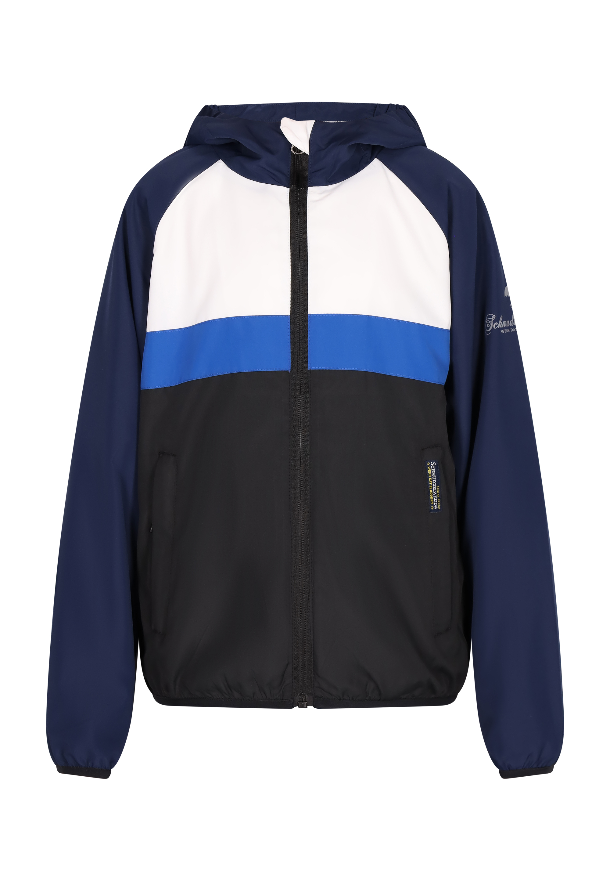 Thumbnail - Schmuddelwedda Anorak Mädchen (Kids) Marine-Farbblock