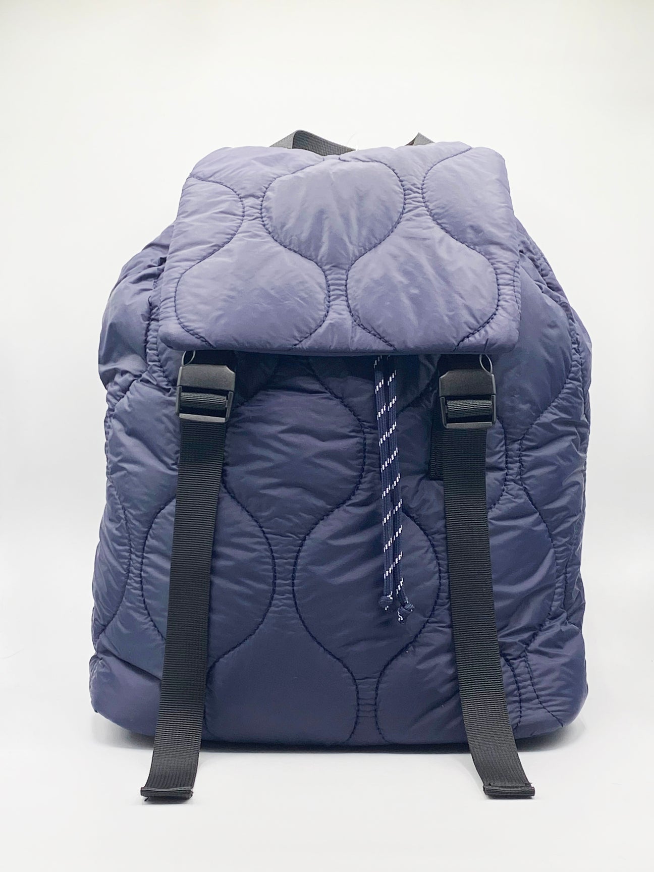 SVNX Unisex Asher Quilted Backpack - Navy - One Size