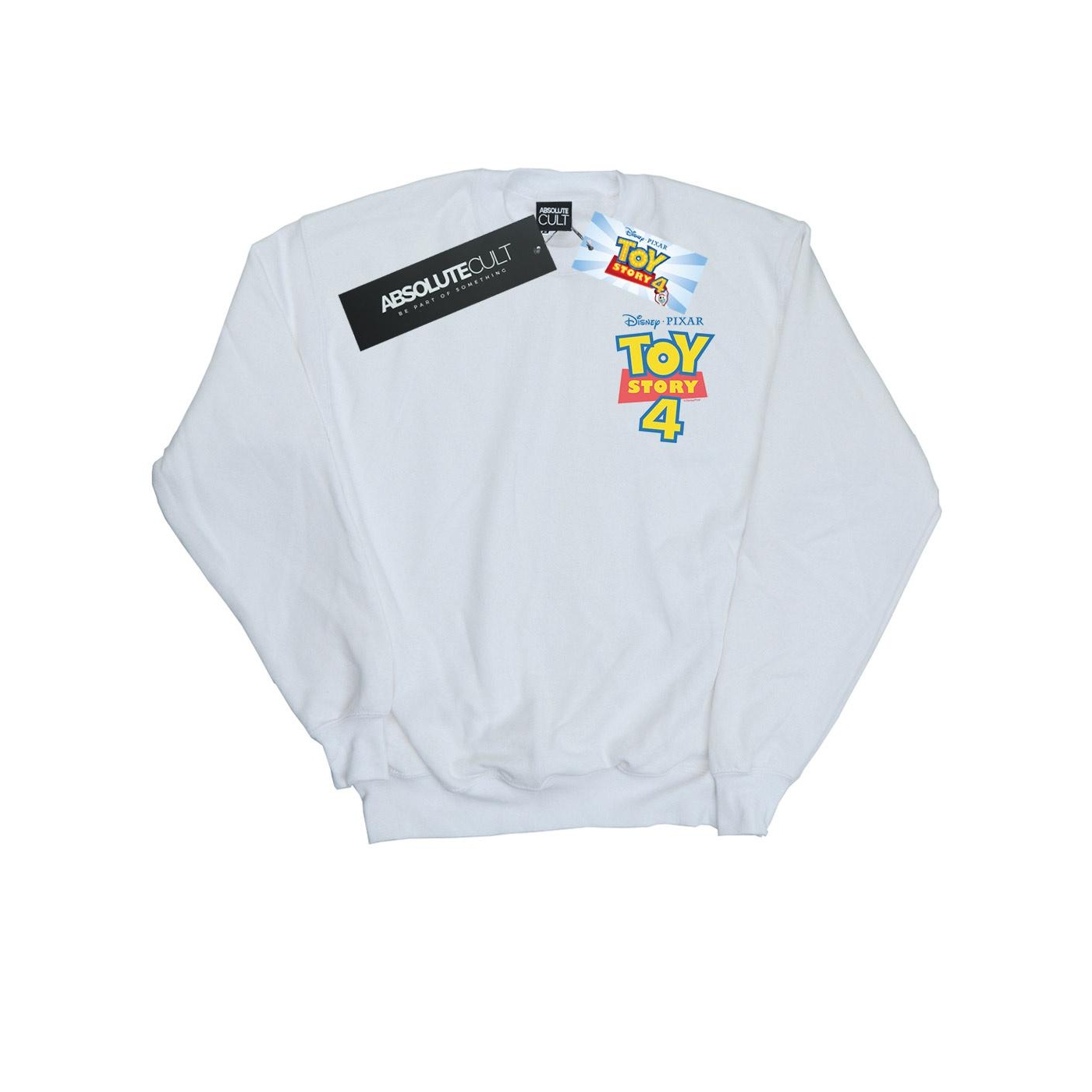 Disney - "Toy Story 4 Logo Breast Print" Sweatshirt für Herren (Weiß)