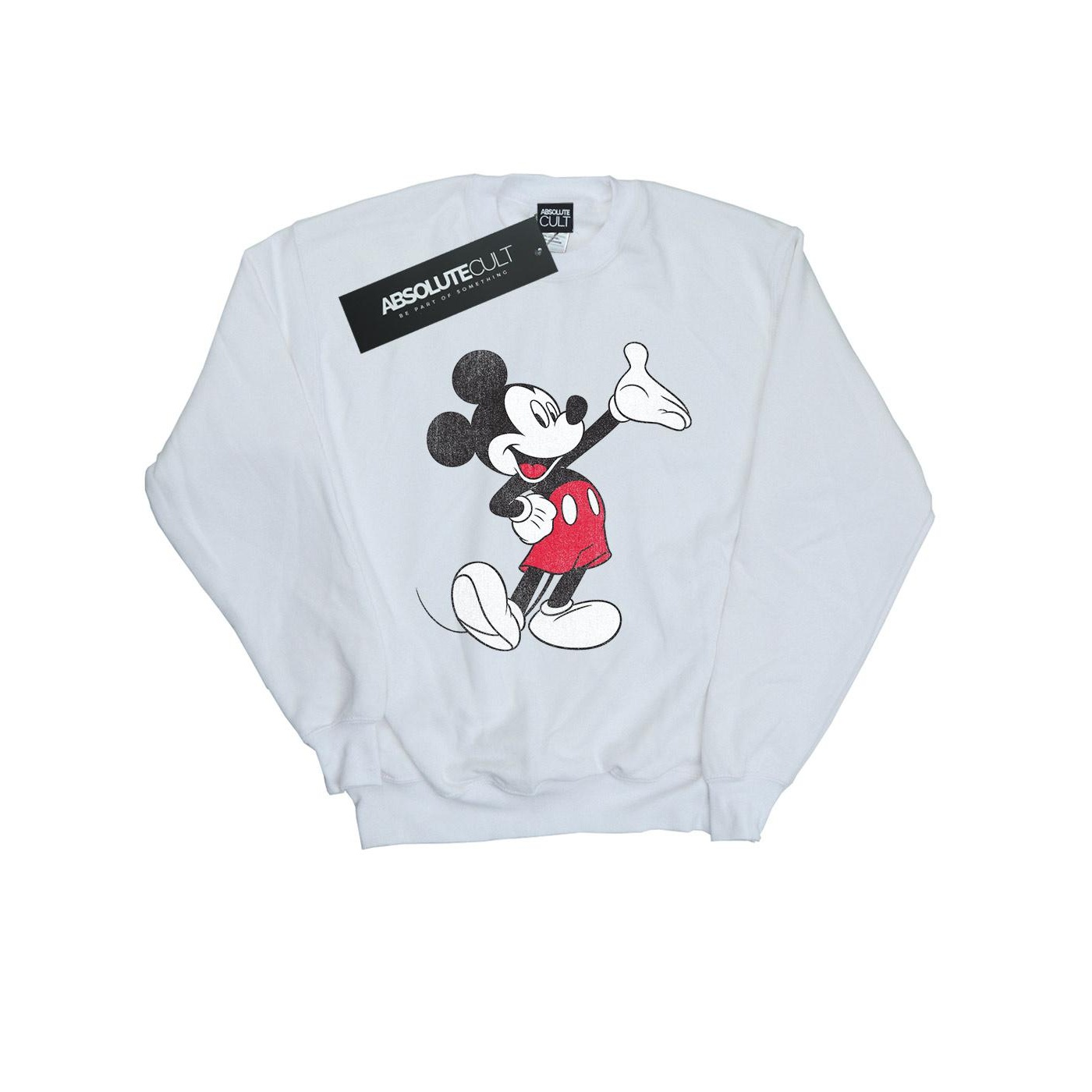 Thumbnail - Disney - "Traditional Wave" Sweatshirt für Herren (Weiß)