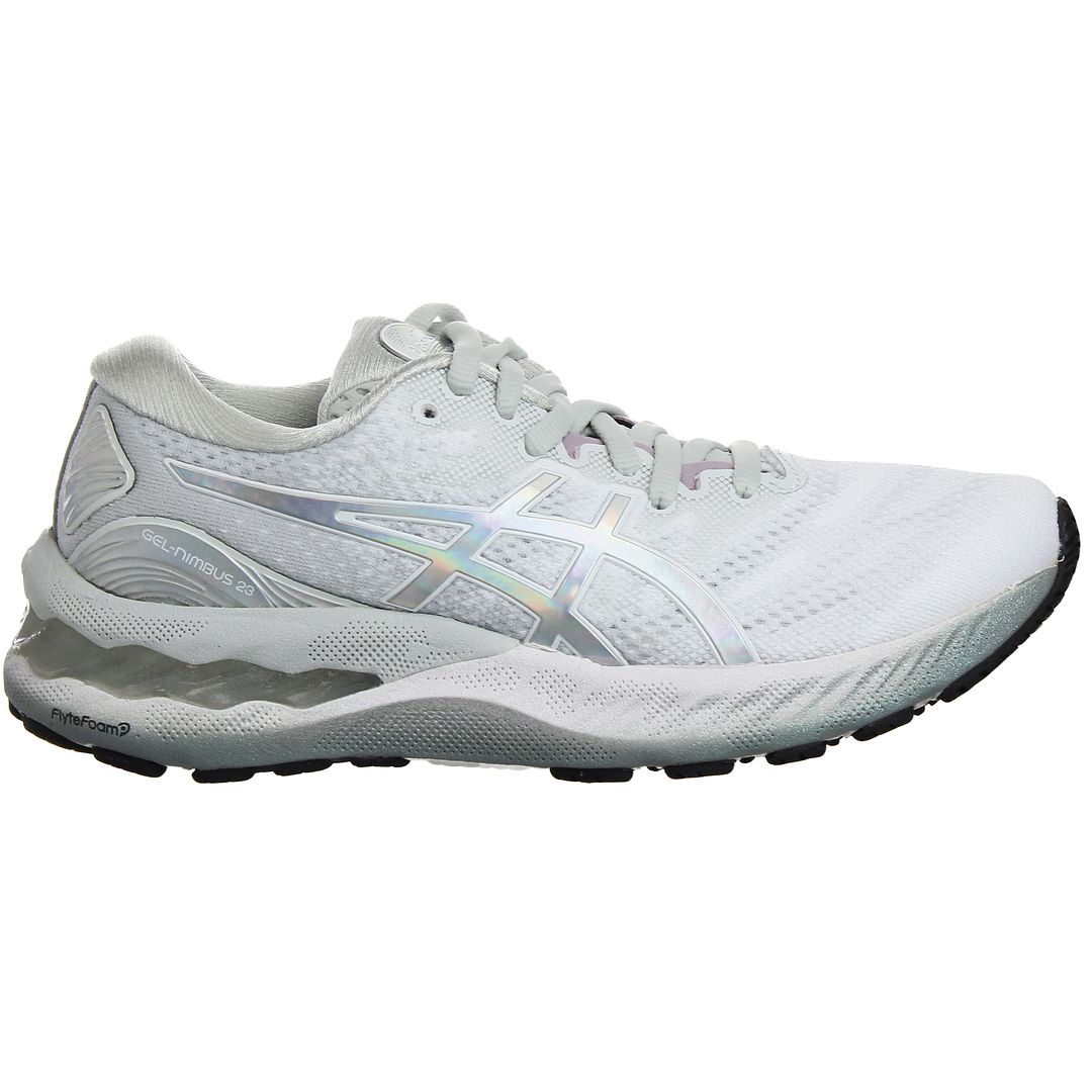 Thumbnail - Asics Gel-Nimbus 23 Platinum Damen-Laufschuhe in Weiß