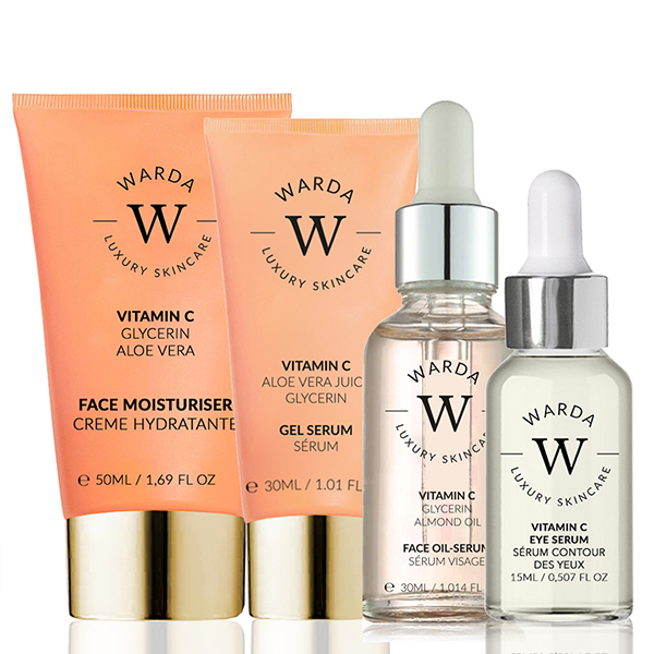 Warda Luxury skincare Unisex Skin Glow Boost Vitamin C Set - NA - One Size