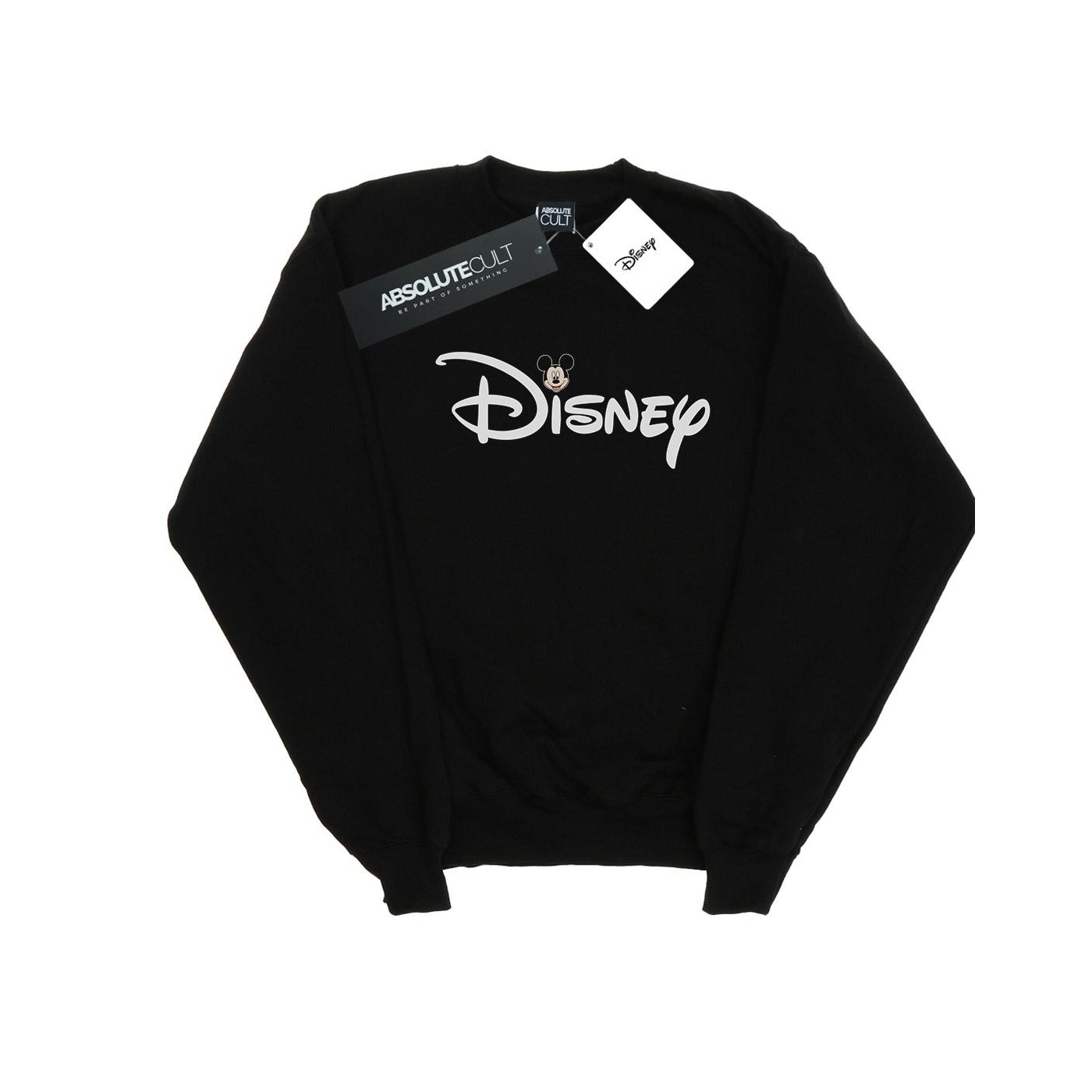 Thumbnail - Disney - "Mickey Mouse Logo Head" Sweatshirt für Damen (Schwarz)