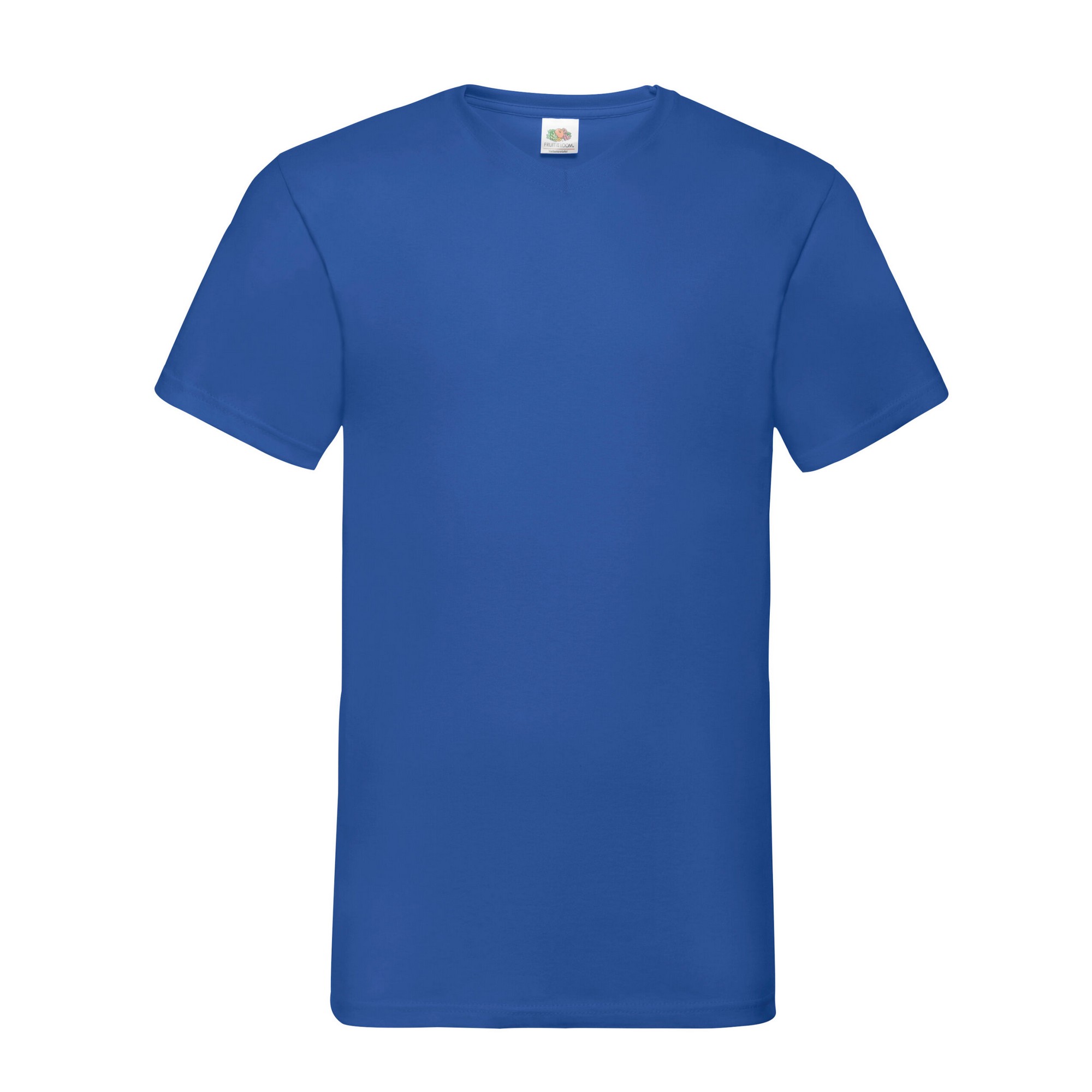 Thumbnail - Fruit of the Loom Herren Valueweight V-Neck T-Shirt (Königsblau)