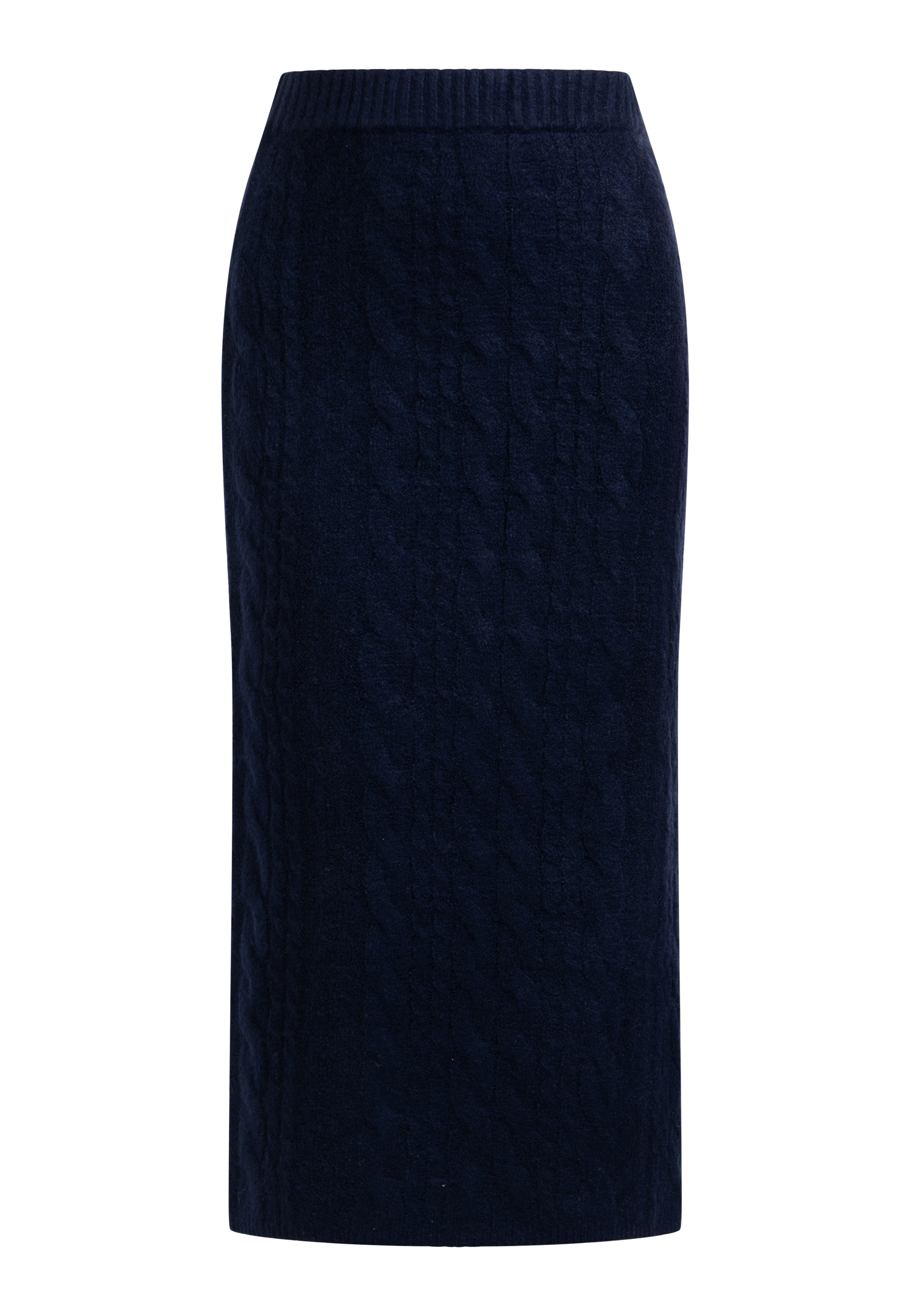 Dreimaster Gebreide midi-rok Dames marine