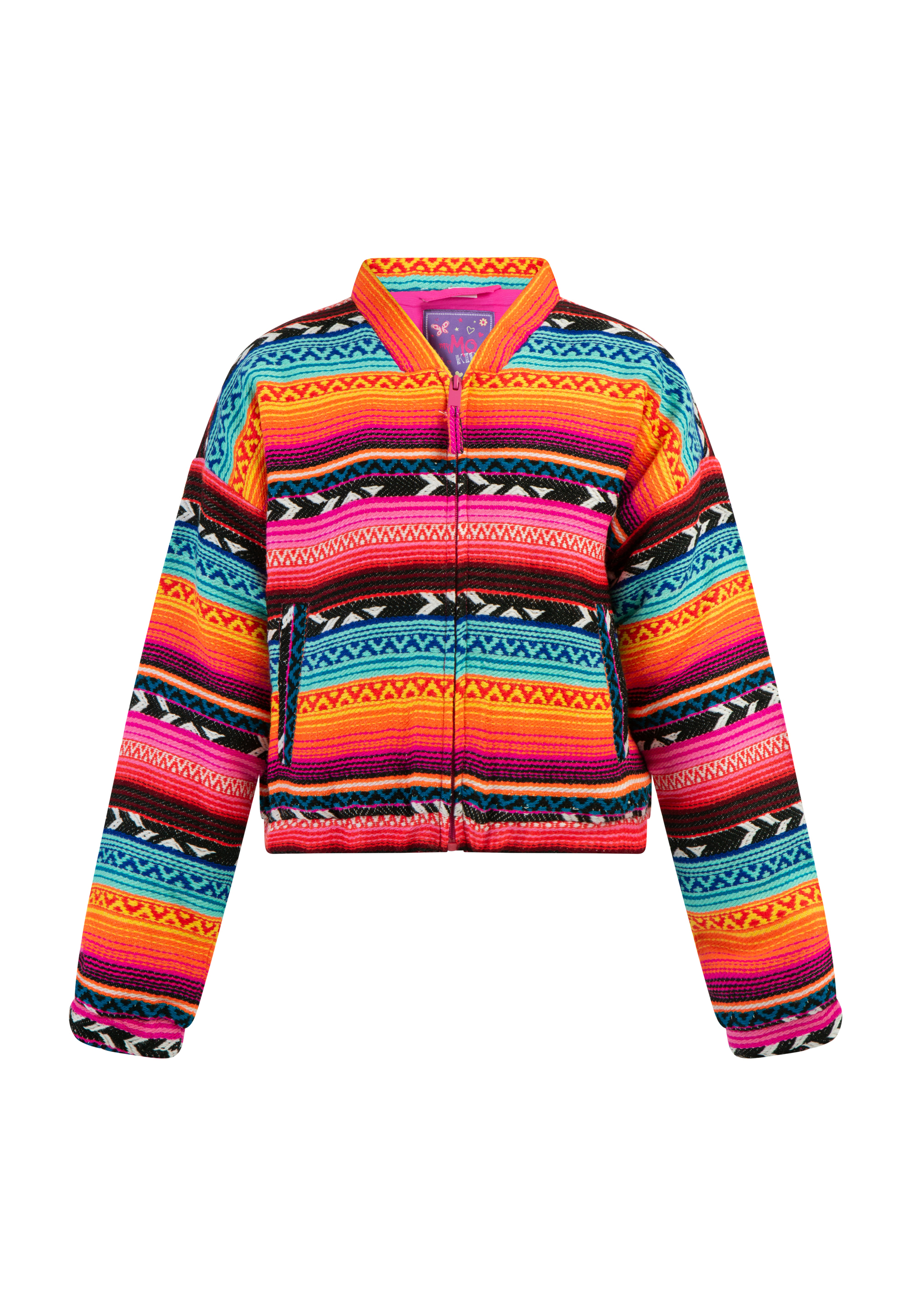 Mymo Bomberjacke Mädchen Mehrfarbig Neon Pink