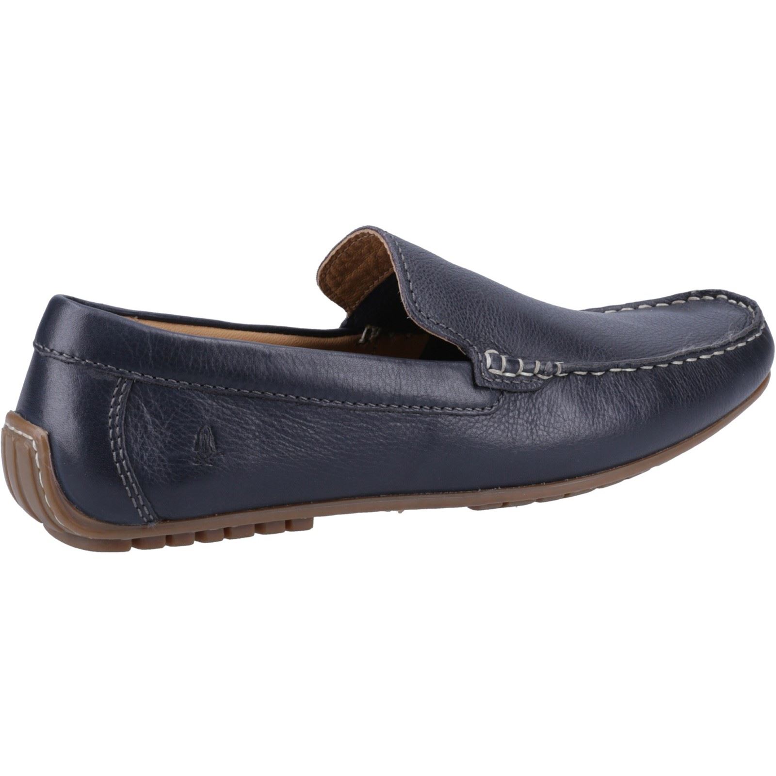Ralph Leather Marinblå båtskor för män 2