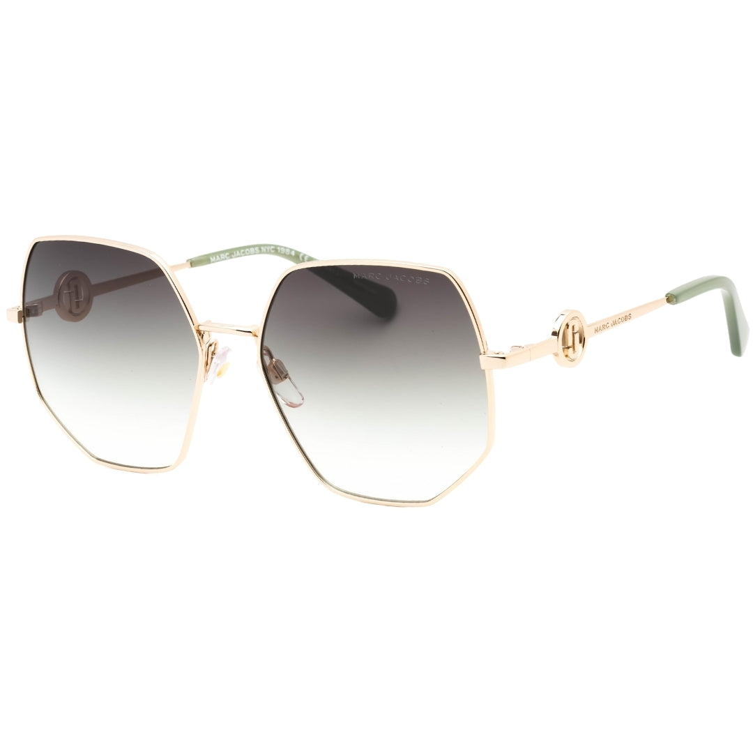 Marc Jacobs Green Leg Ends Gold Solglasögon dam – bild 2