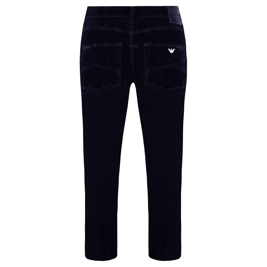 Armani Emporio J85 Regular Fit Velvet Dambyxor – bild 2
