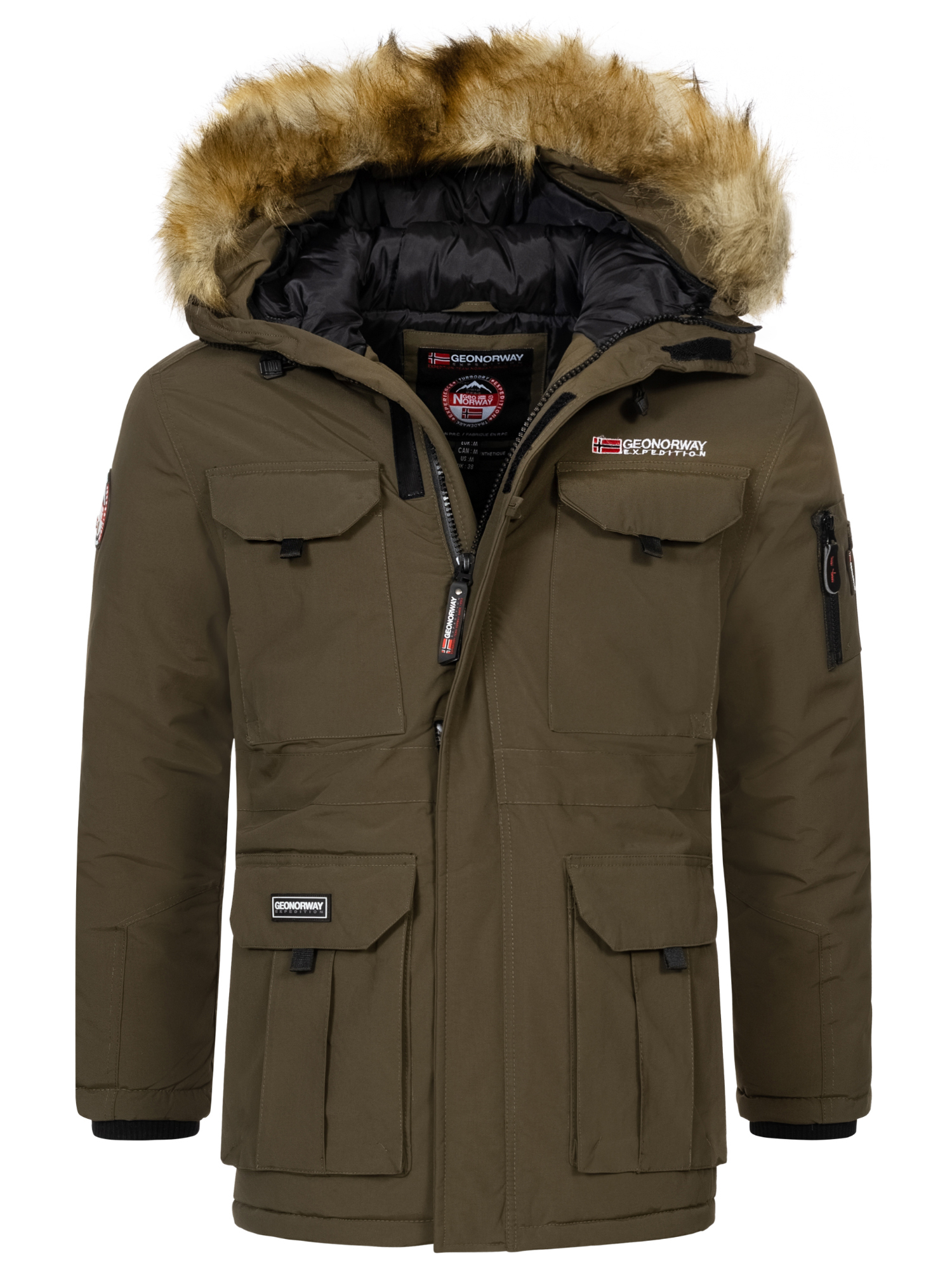 Geo Norway Winterjacke Khaki M